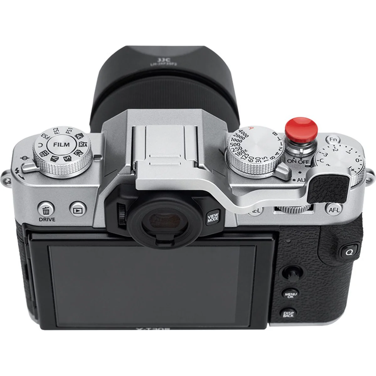 JJC Ta XT30III Silver Thumbs Up Grip - Image 3