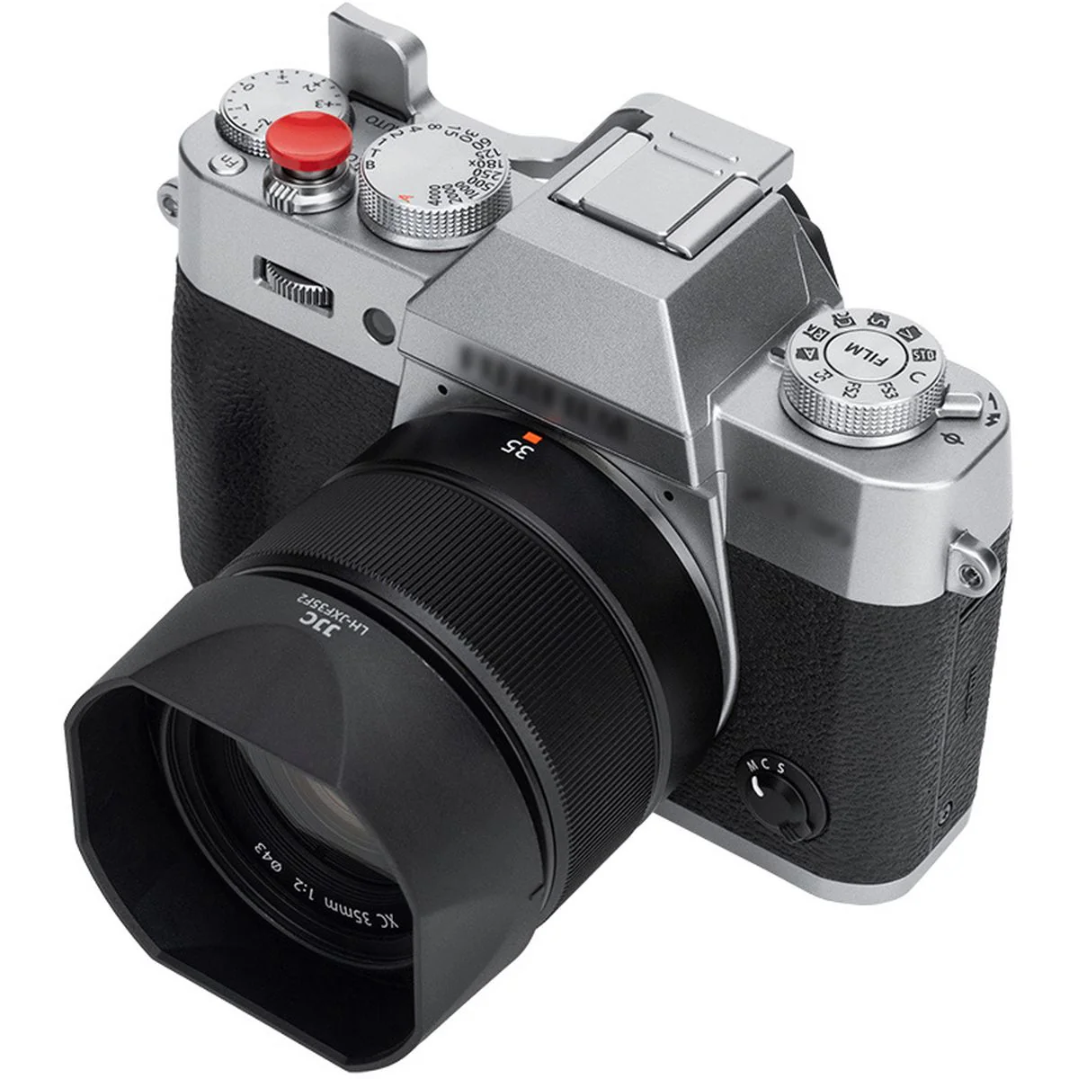 JJC Ta XT30III Silver Thumbs Up Grip - Image 4