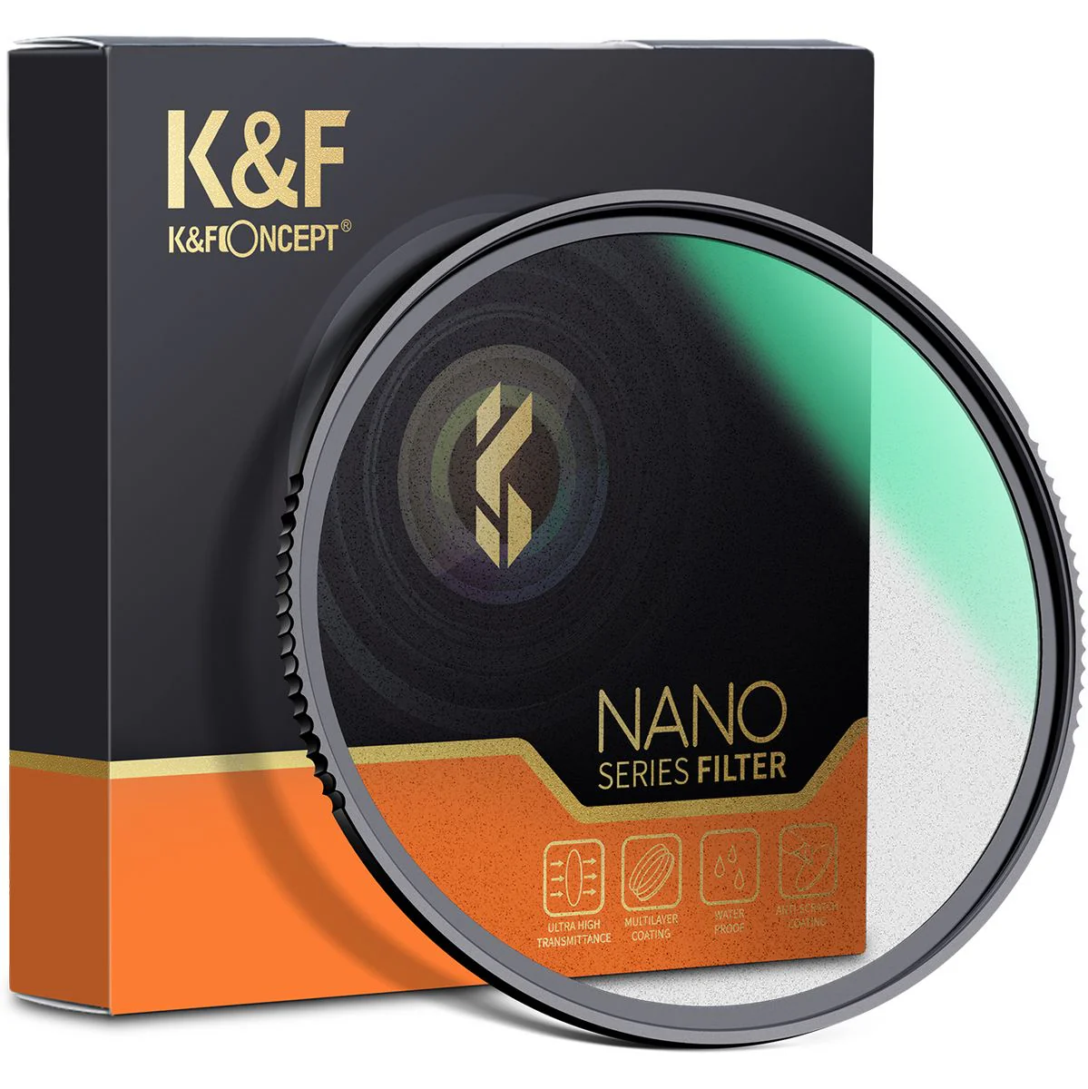 K&F Concept 1/2 Black Mist Filter Nano X 62mm - Image 2