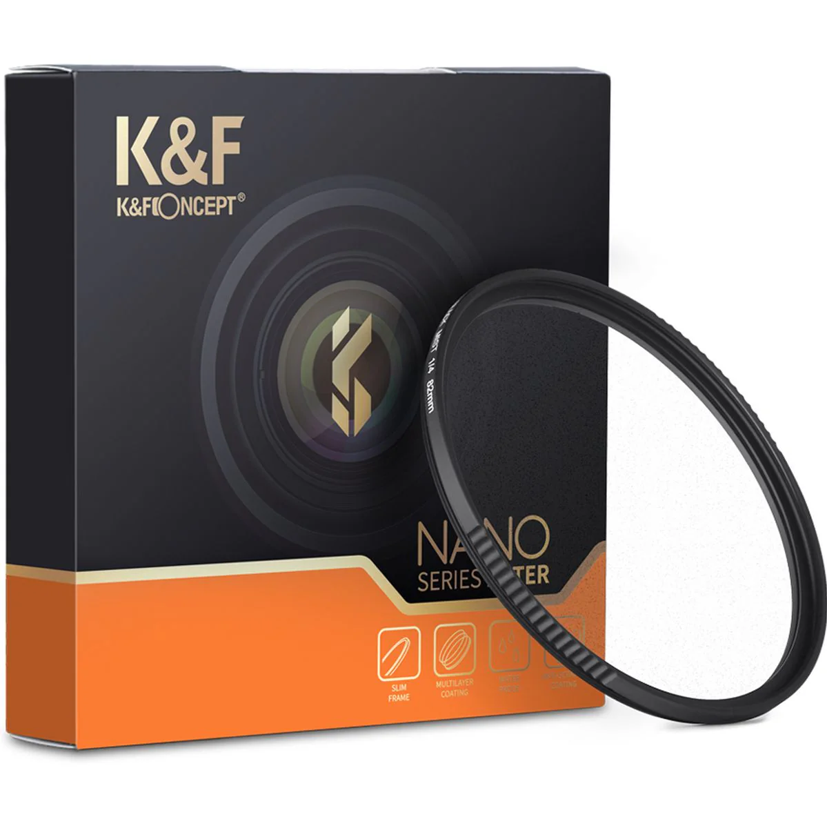 K&F Concept 1/4 Black Mist Filter Nano X 82mm - Image 2