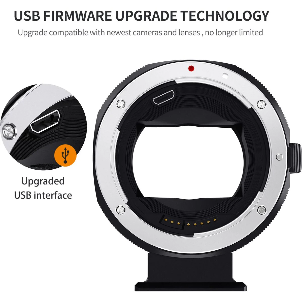 K&F Concept Auto Focus Lens Adapter Canon EF / EF-S Sony E-Mount