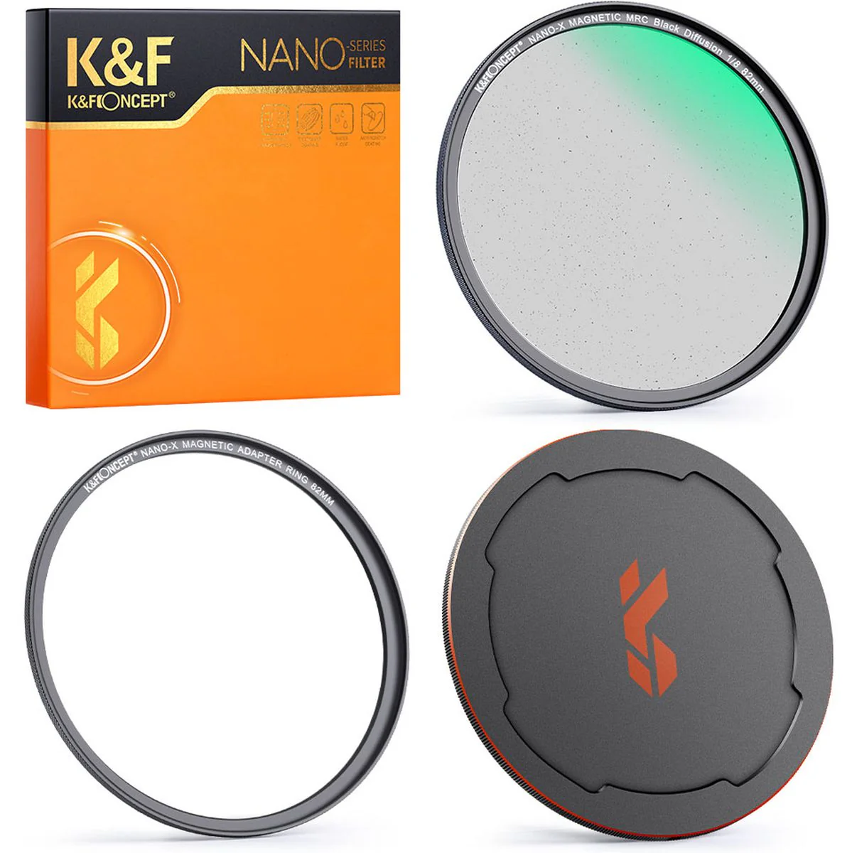K&F Concept Magnetic 1/8 Black Mist Filter Nano X 77mm