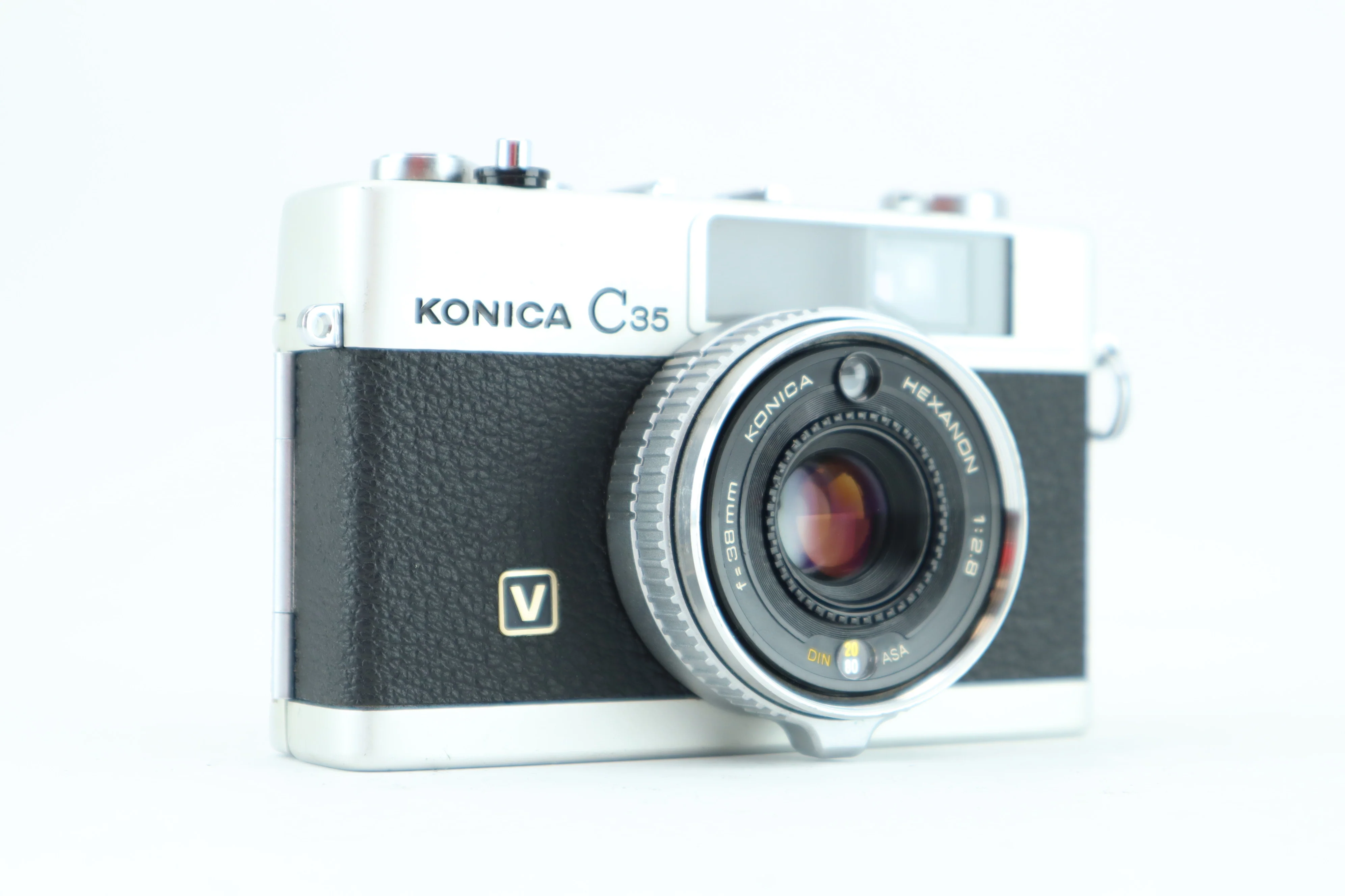 Konica C35 V with Konica Hexanon 1:2.8 f=38mm