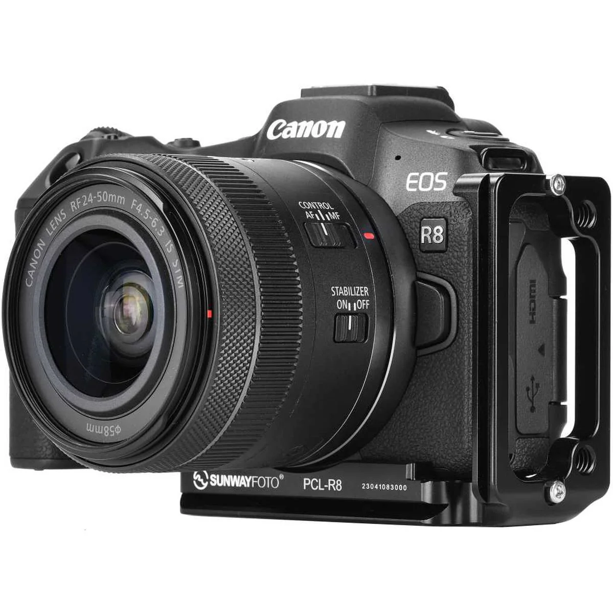 Sunwayfoto L-Plaat / L-Bracket Arca Canon EOS R8 (PCL-R8) - Image 3