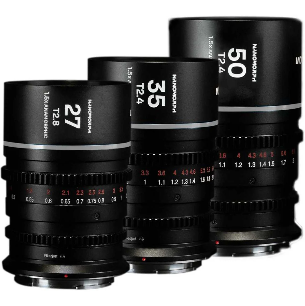 Laowa NANOMORPH S35 Bundle (27.35.50mm) (Silver) (Cine) Sony E
