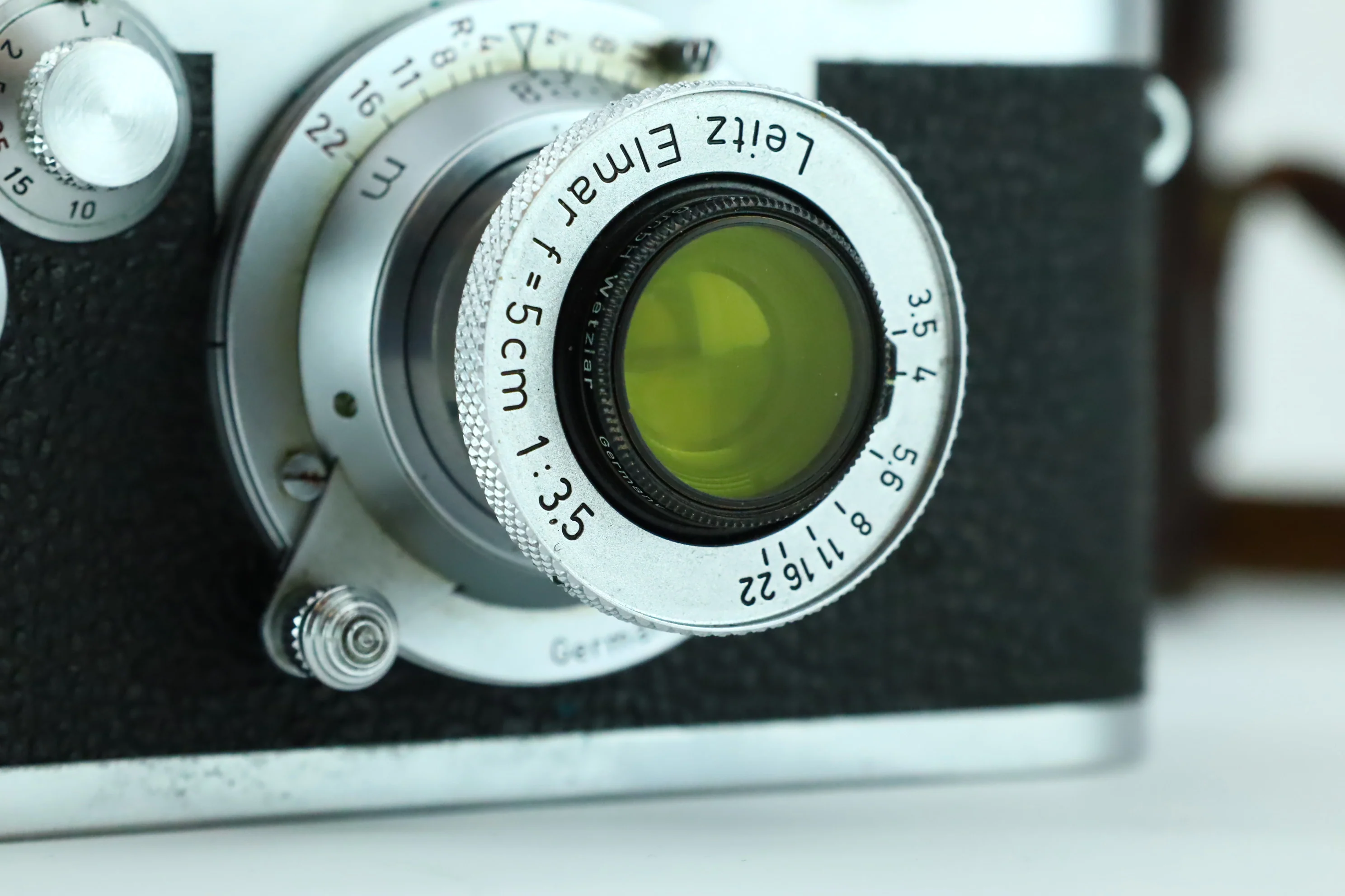Leica IIIf Red Dial and Leitz Elmar 50mm f/3.5  *Like New* - Image 6