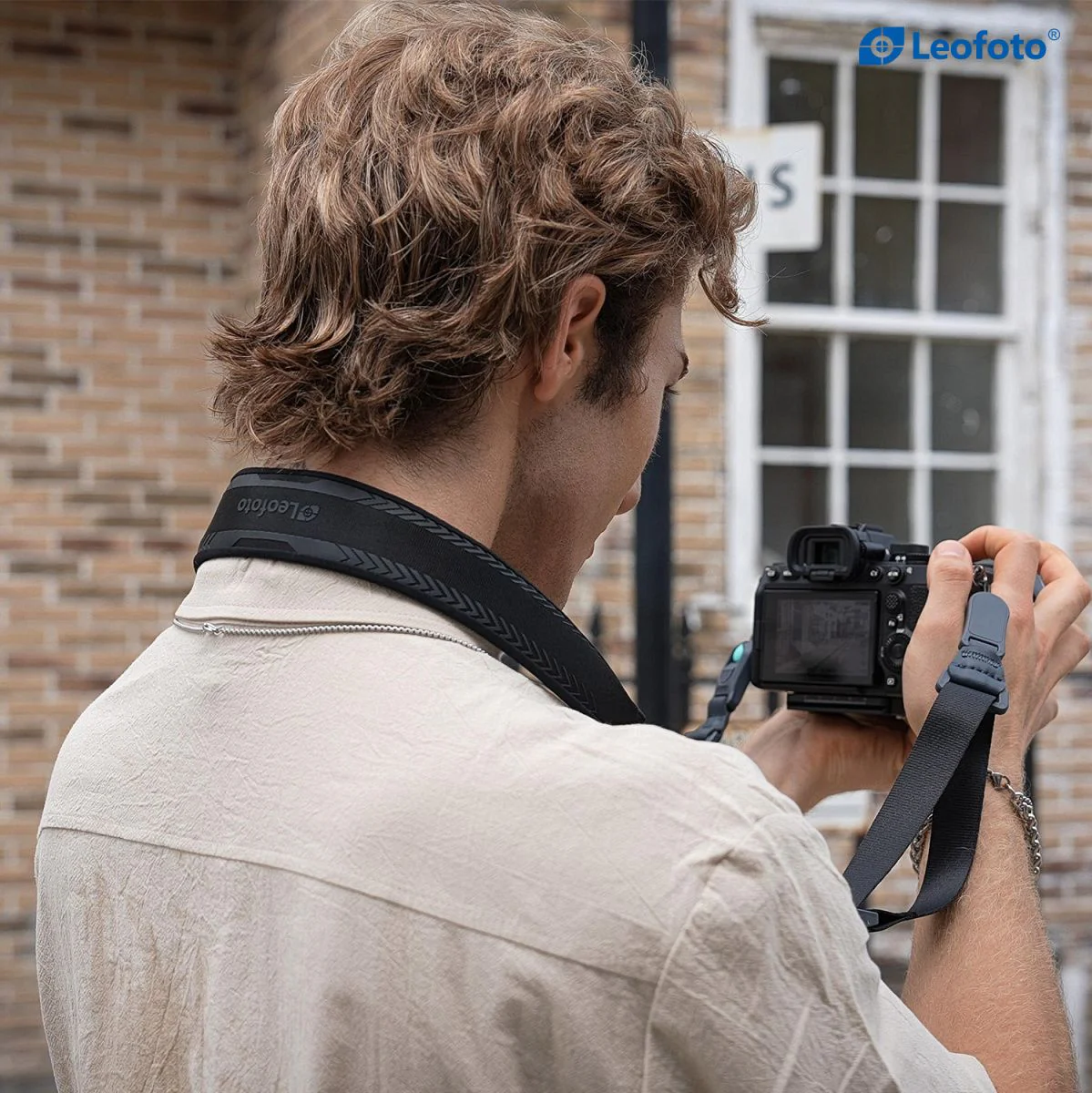 Leofoto Camera Strap Black - Image 3