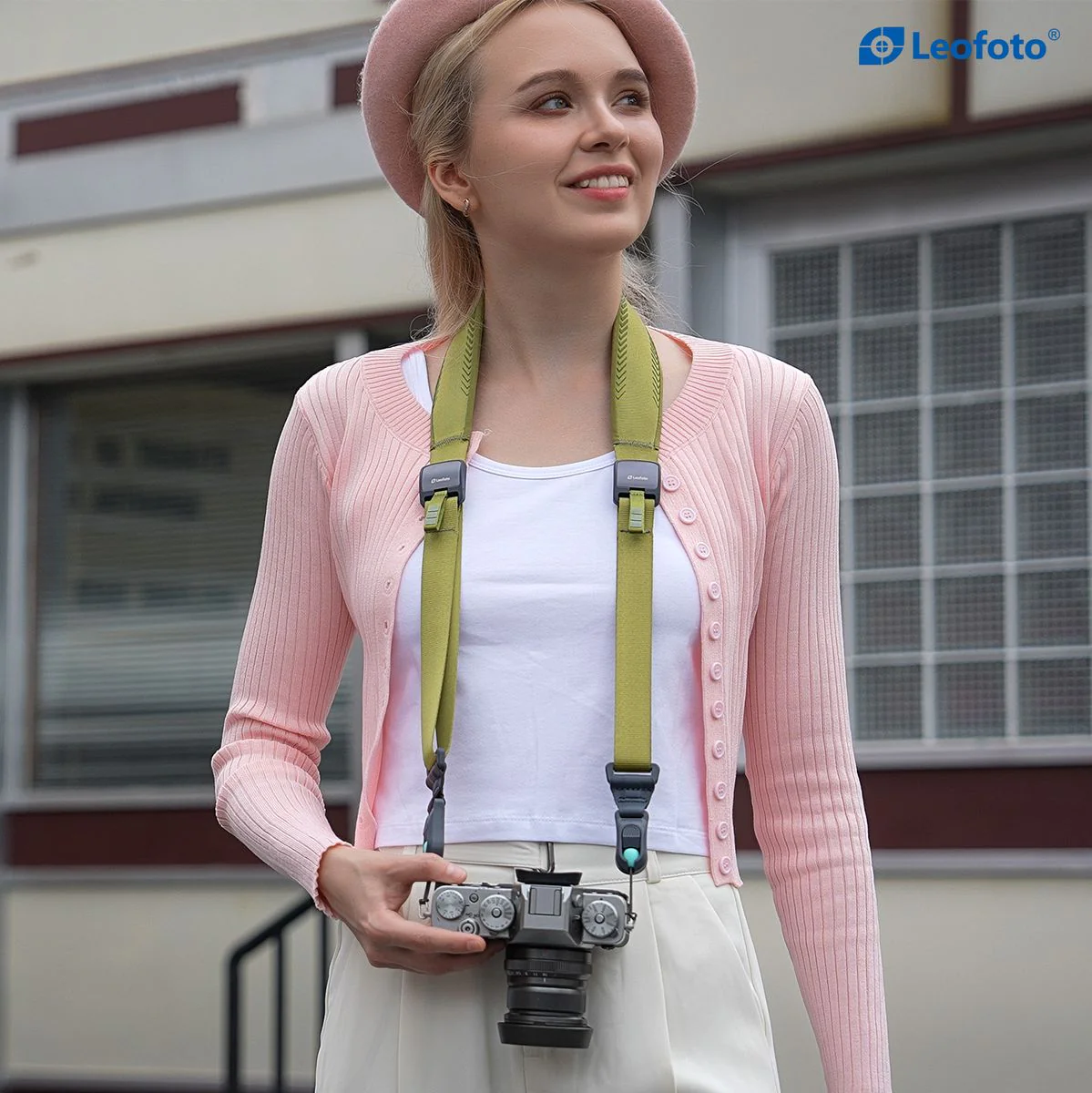 Leofoto Camera Strap Green