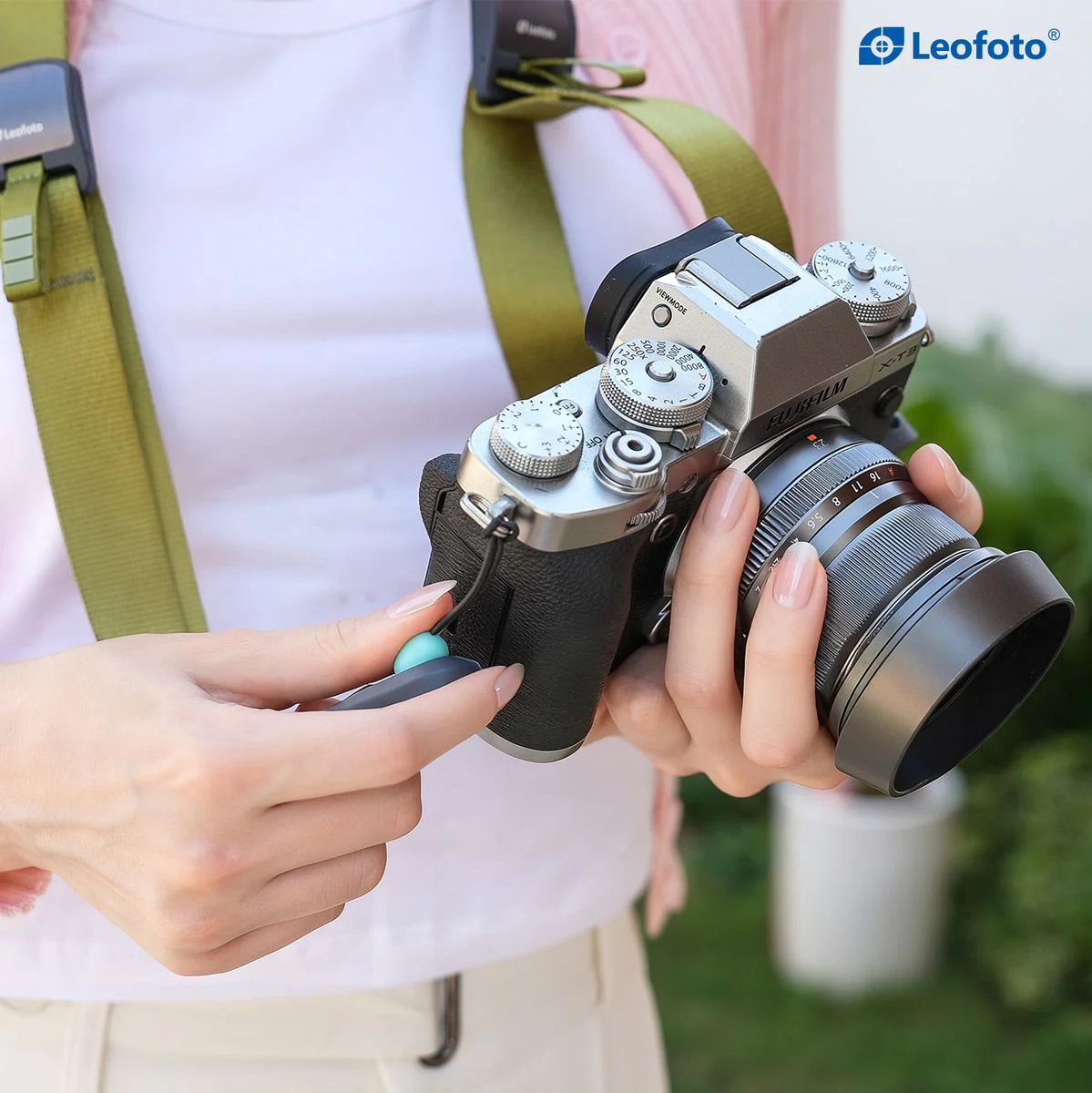 Leofoto Camera Strap Green - Image 2