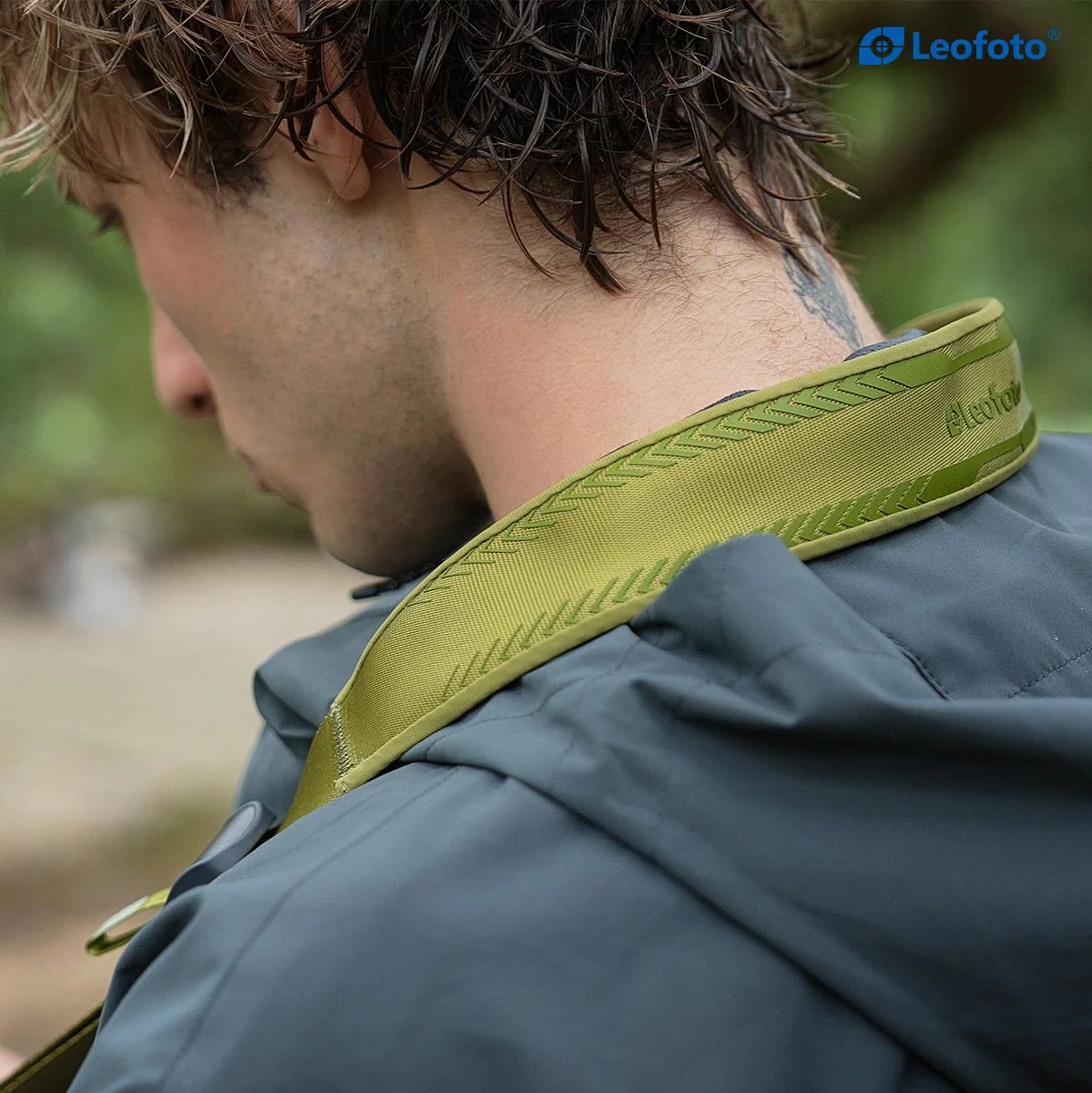 Leofoto Camera Strap Green - Image 3