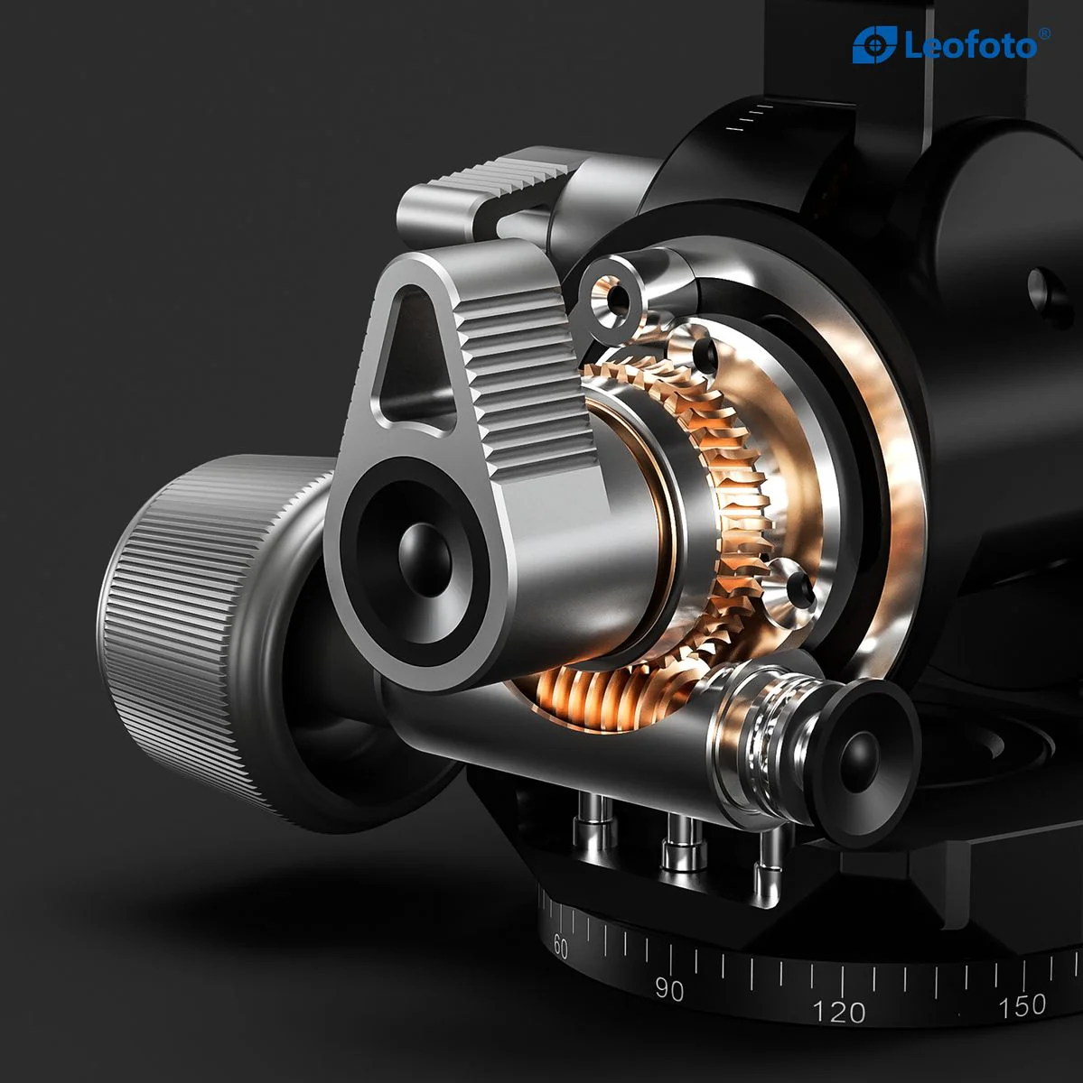 Leofoto G4 Pro Geared Head - Image 3