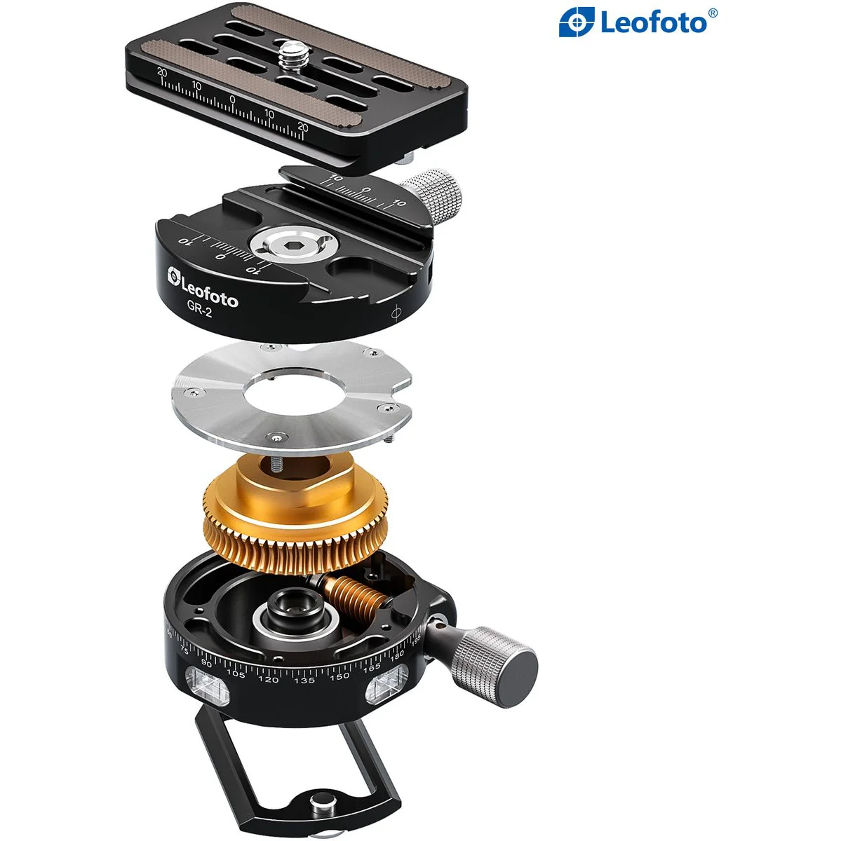 Leofoto GR-2 Geared Panning Adapter - Image 2