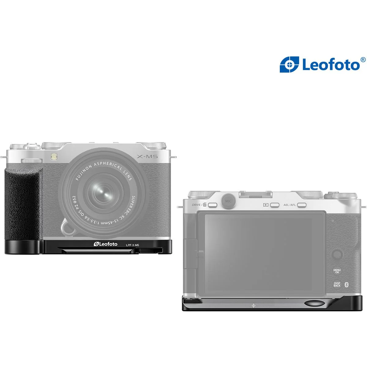 Leofoto L Plate For Fujifilm X-M5 Black - Image 2