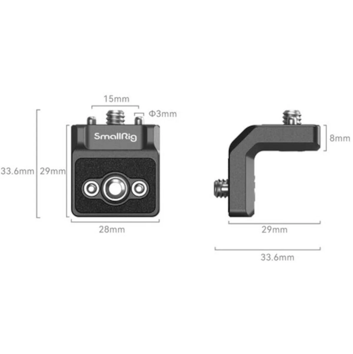 SmallRig MD4360 X Lensvid Mini L Shaped Mount Plate Kit - Image 3