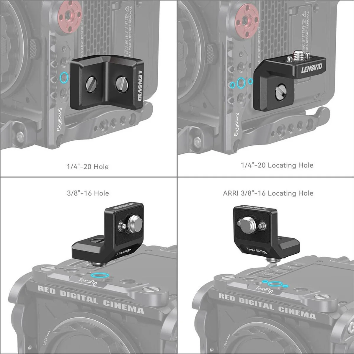 SmallRig MD4360 X Lensvid Mini L Shaped Mount Plate Kit - Image 5