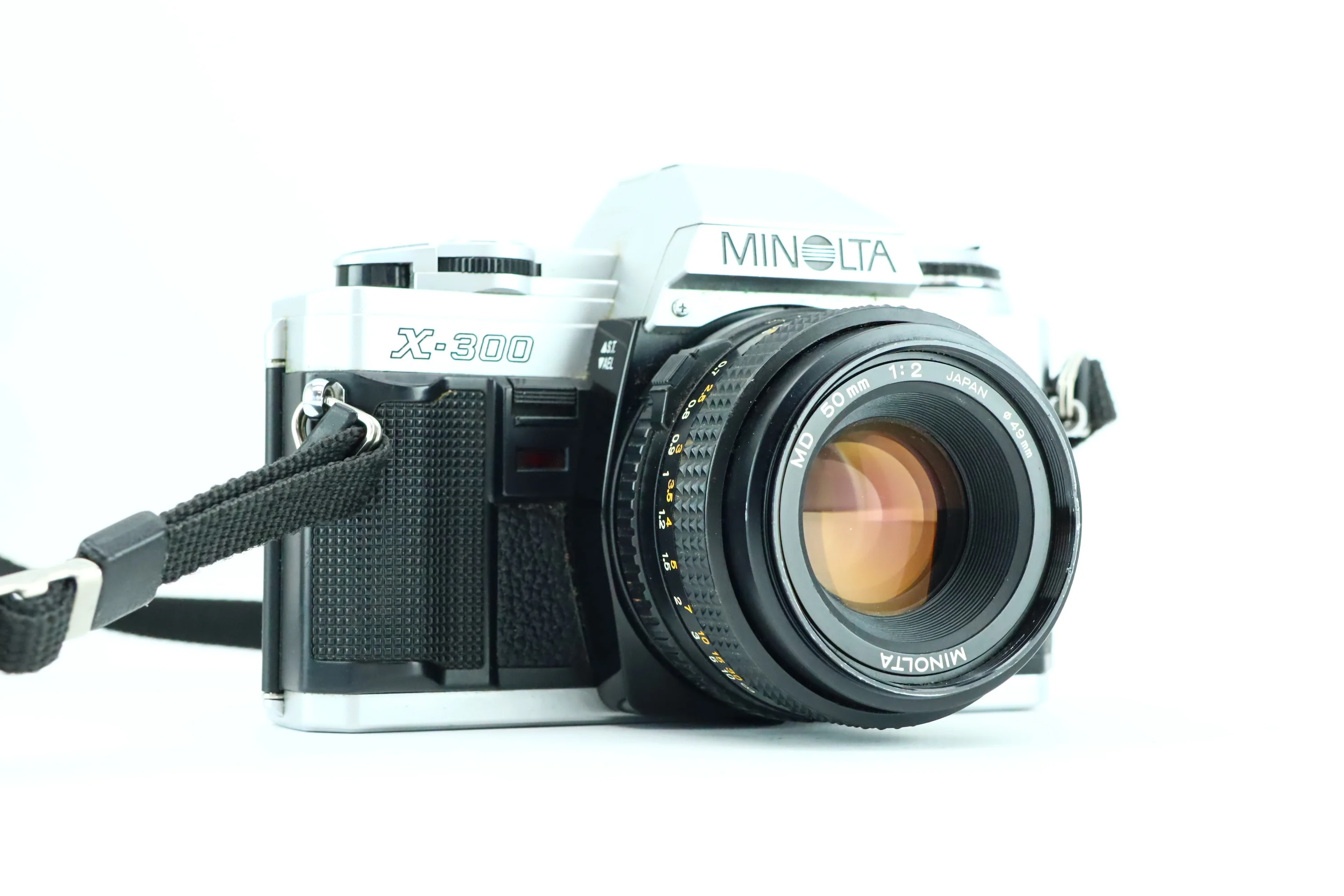 Minolta X-300 with Minolta MD 50mm 1:2 lens