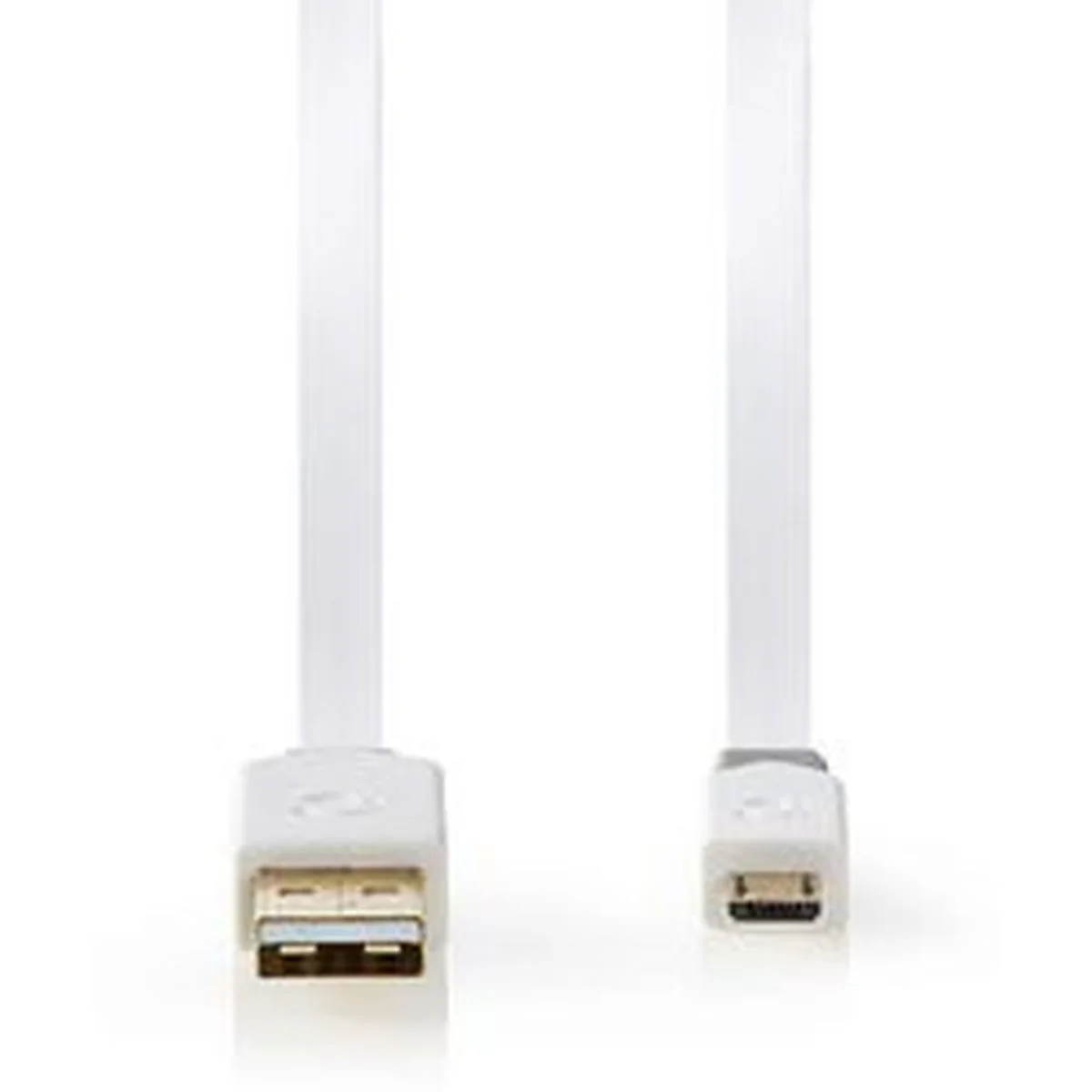 Nedis Cable USB 2.0 A M - Micro-B M 1.0m WH - Image 2