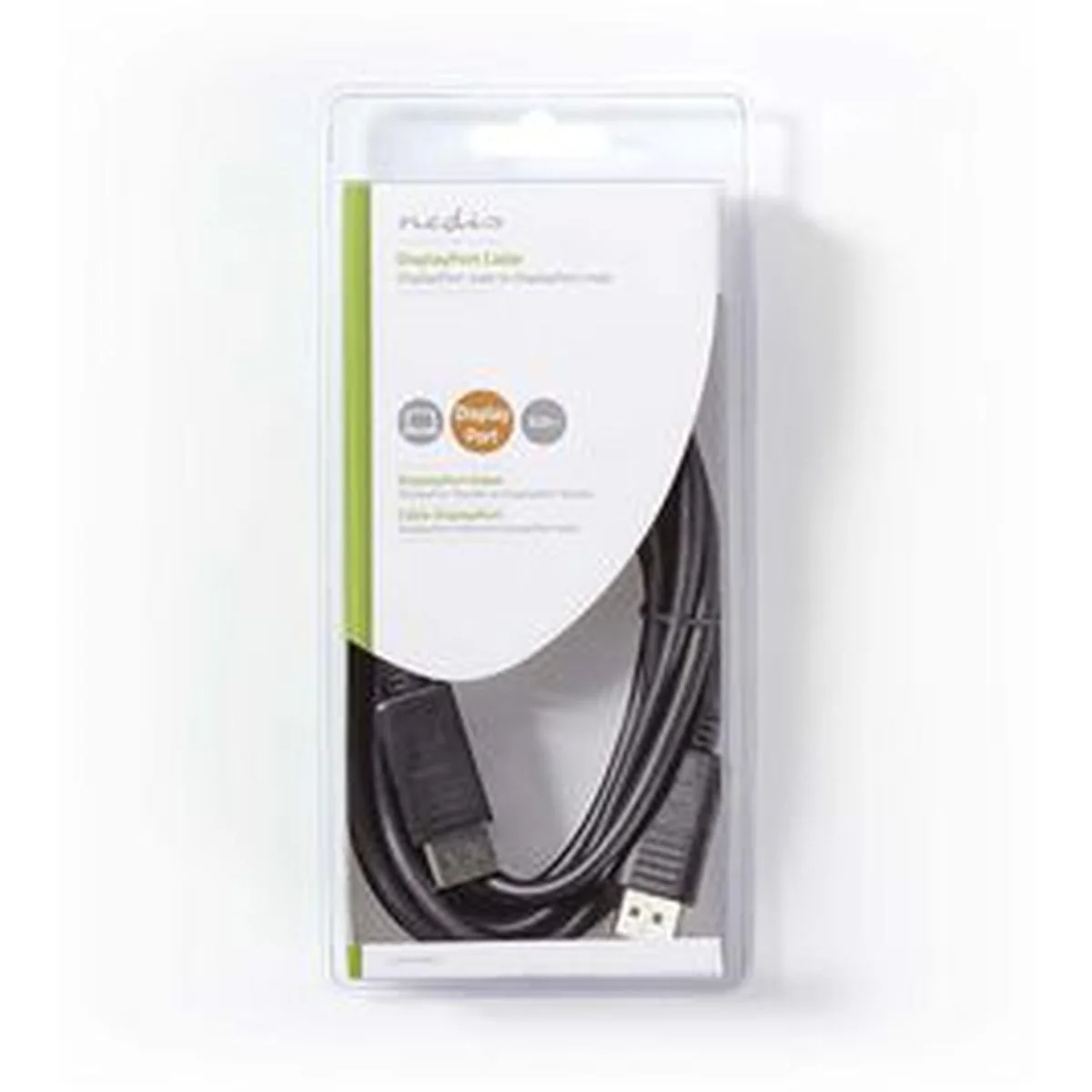Nedis DisplayPort 1.2-CBL DisplayPort M-DisplayPort M 3m BK - Image 3