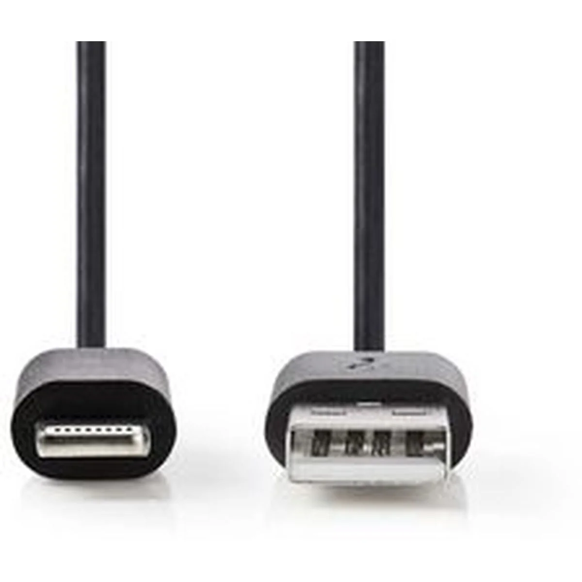 Nedis SYNC And Charge-Cable Apple Lightning-USB-A M 1.0m BK - Image 2