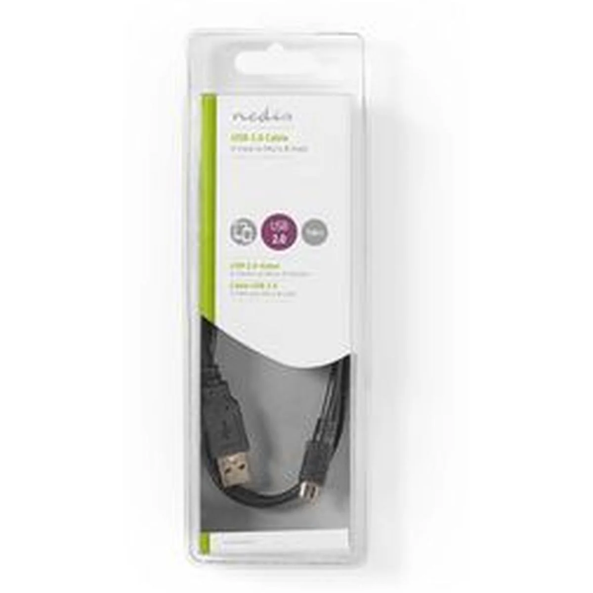 Nedis USB 2.0 Cable A M-Micro-B M 1.0m BK - Image 3