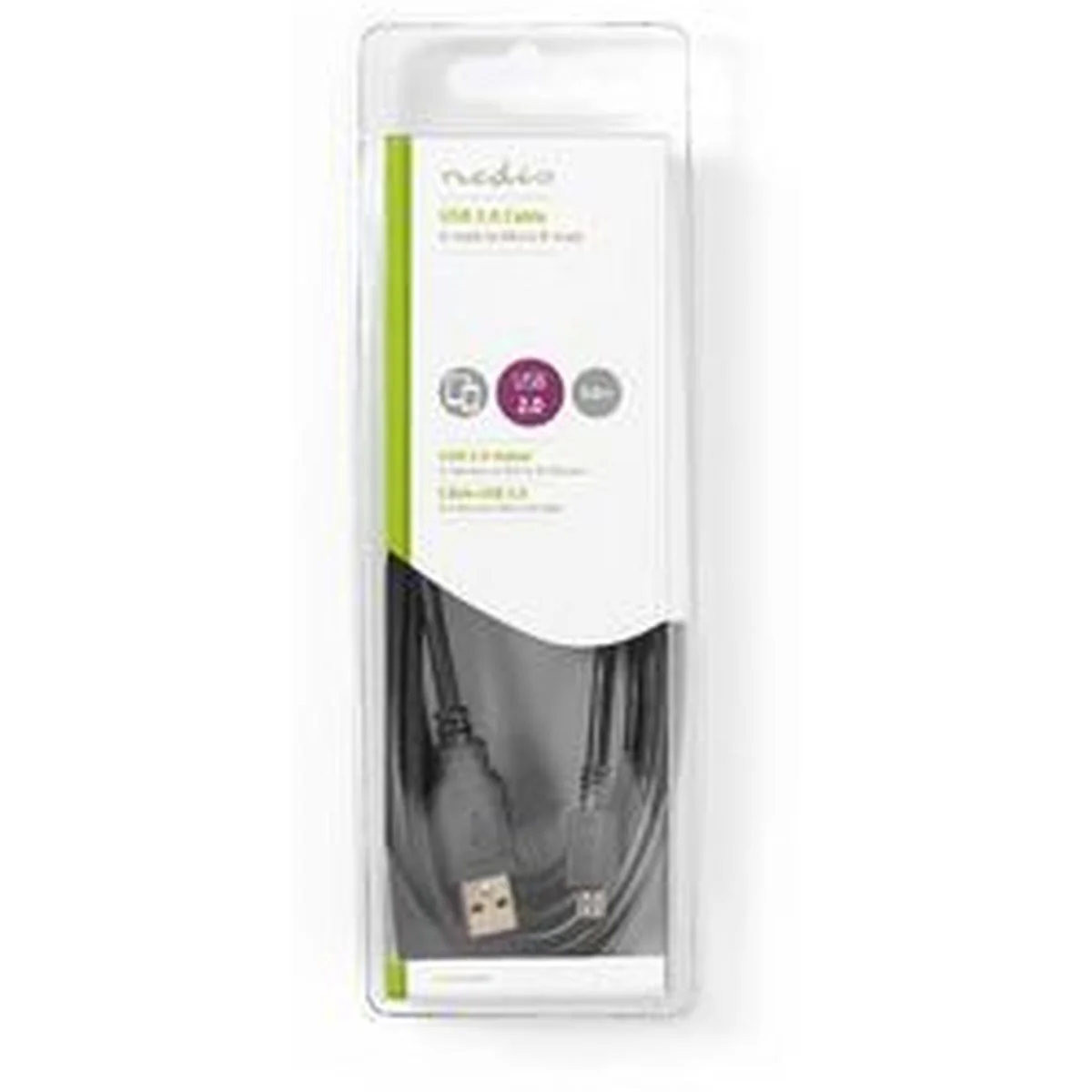 Nedis USB 2.0 Cable A M-Micro-B M 3.0m BK - Image 3