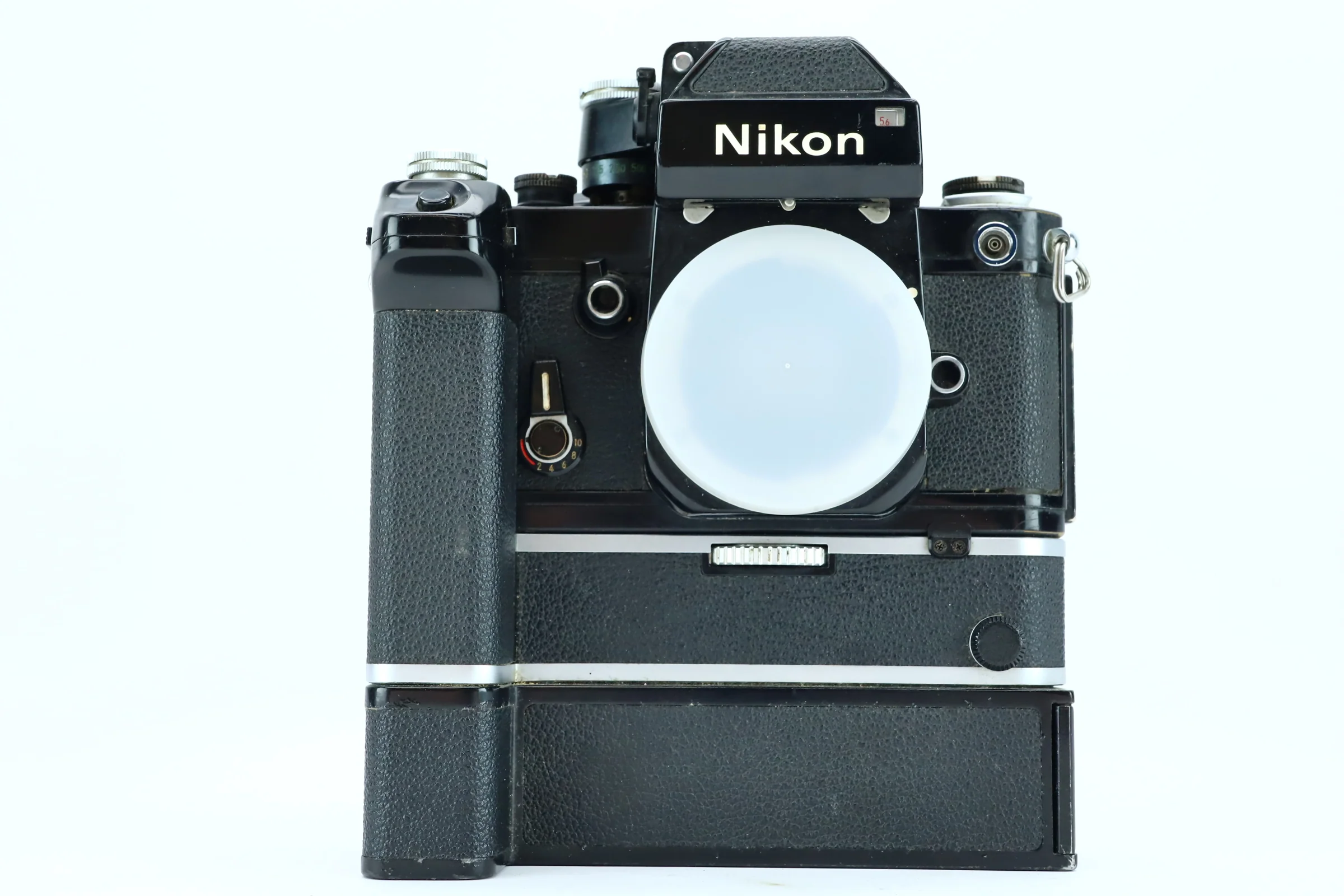 Nikon F2 with MD-2 Motor Drive and MB-1 Battery Pack