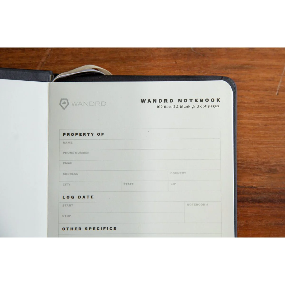 WANDRD Notebook Black - Image 5