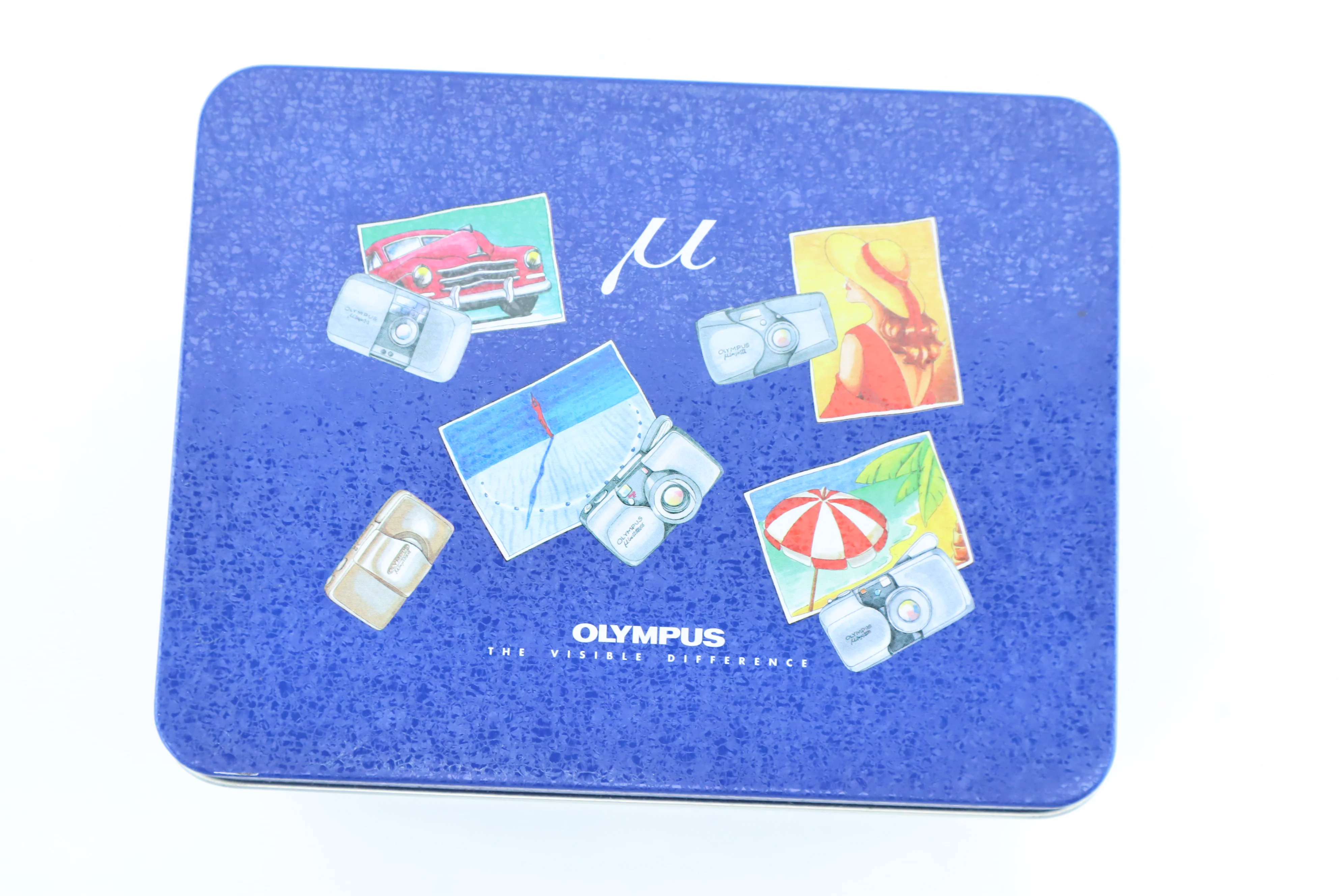 Olympus U metal collector tin - Image 2