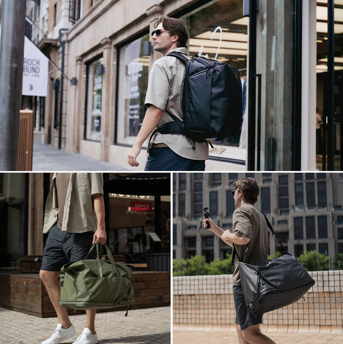 PGYTECH Onemo Travel Backpack 35l (Olive Green) - Image 3