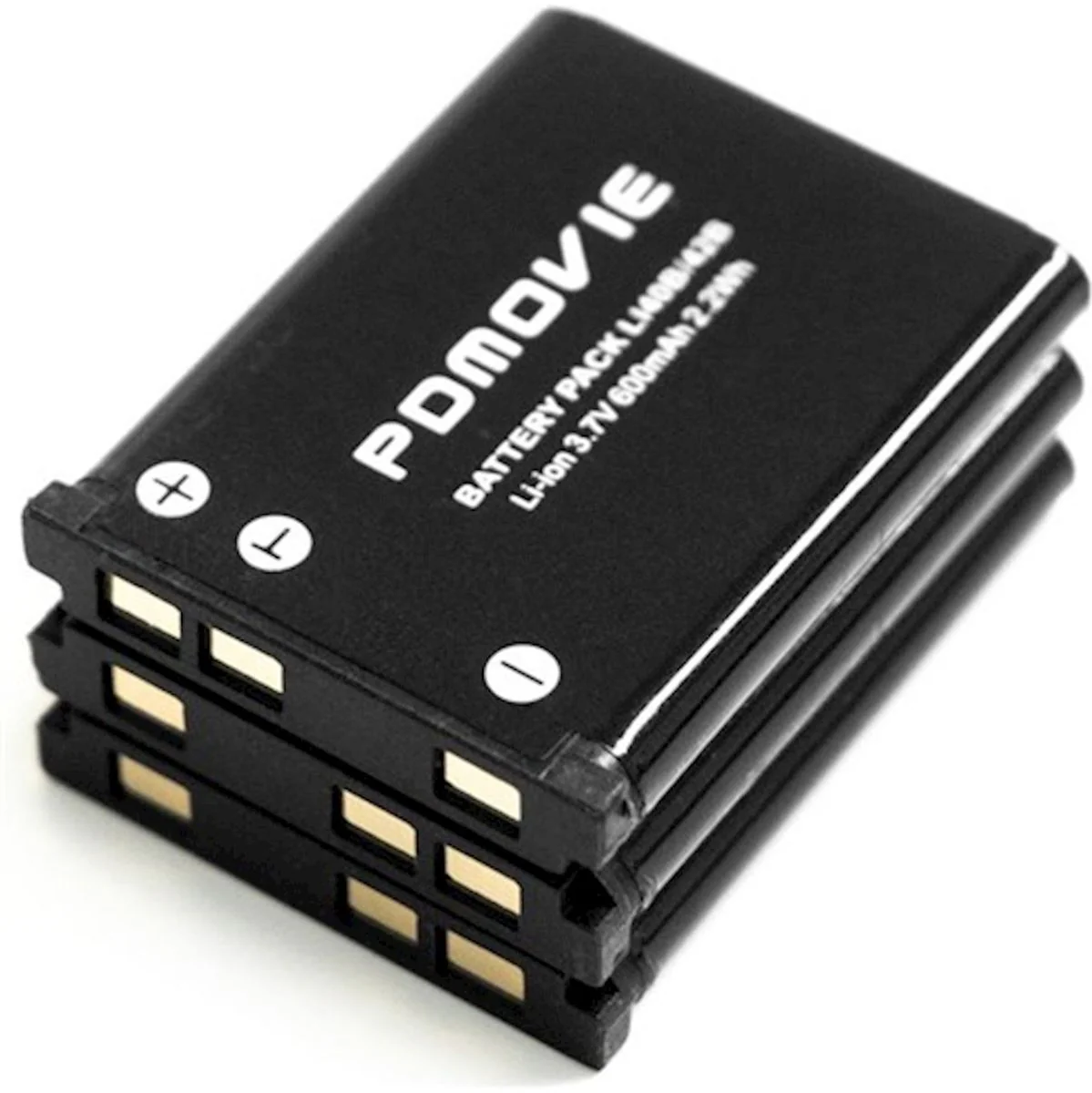 PDMovie LI42B Battery X 3 (3.7V 600mAh 2.2WH)