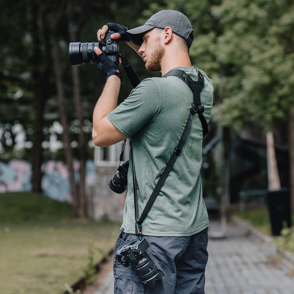 PGYTECH Camera Strap Master Wilderness Green - Image 3