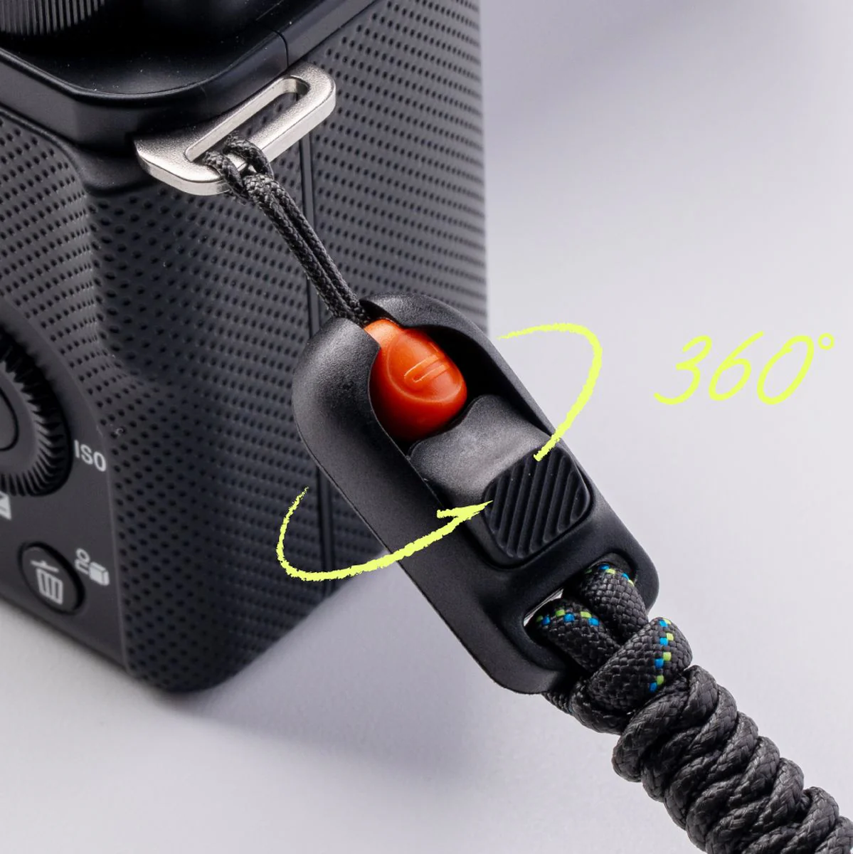 PGYTECH Camera Strap Slim (Outdoor Blaze Red) - Image 4