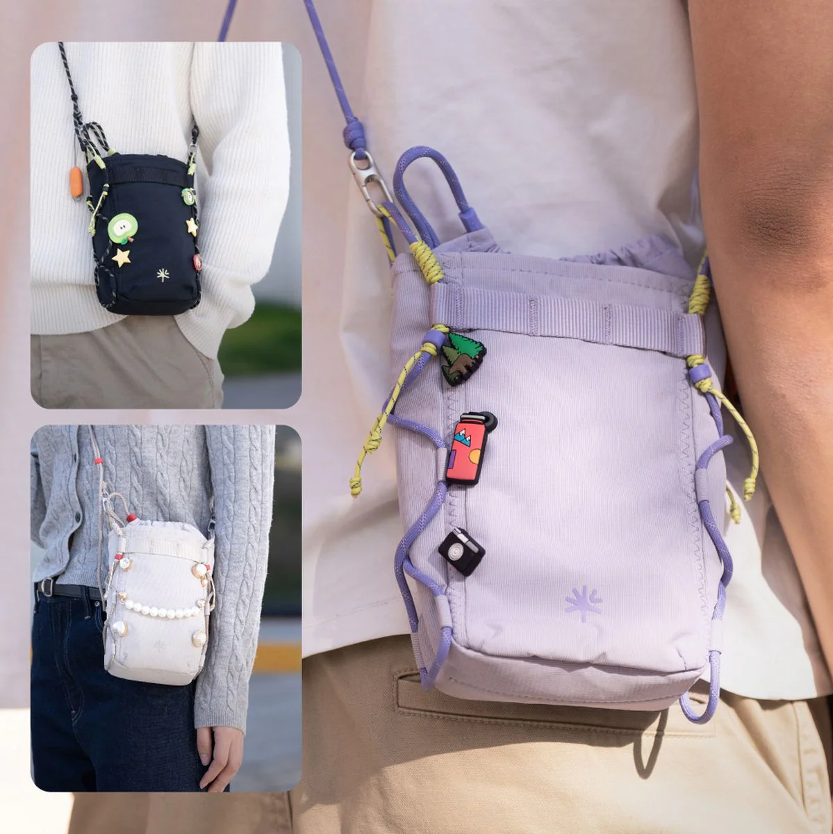 PGYTECH Onego Casual Crossbody Mobile Bag (Lilac Purple) - Image 2