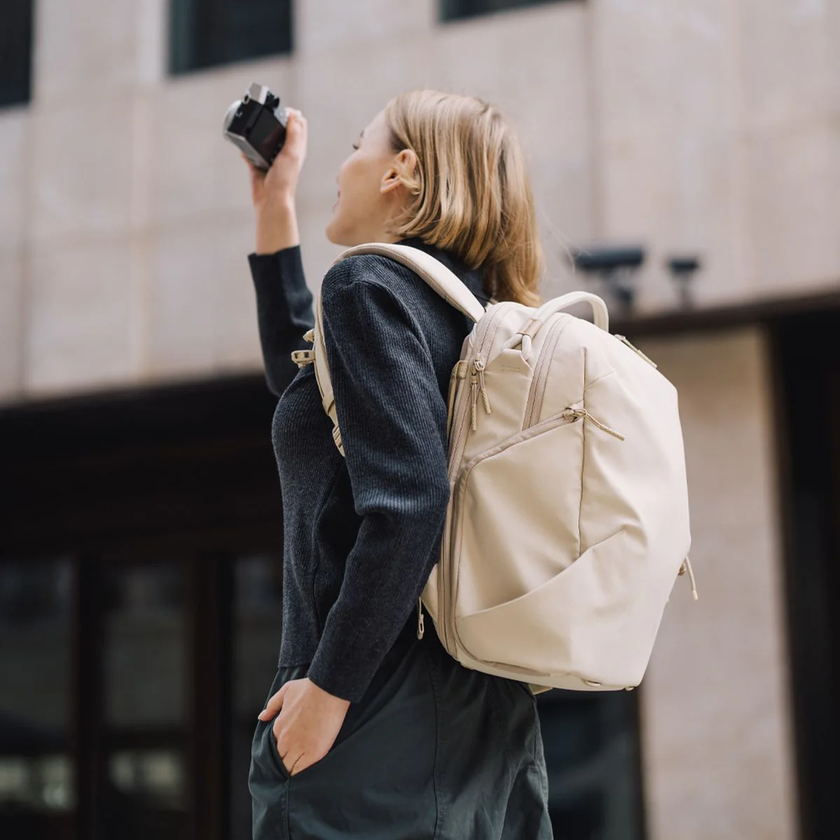 PGYTECH Onego Lite Backpack 16L (Cream) - Image 2