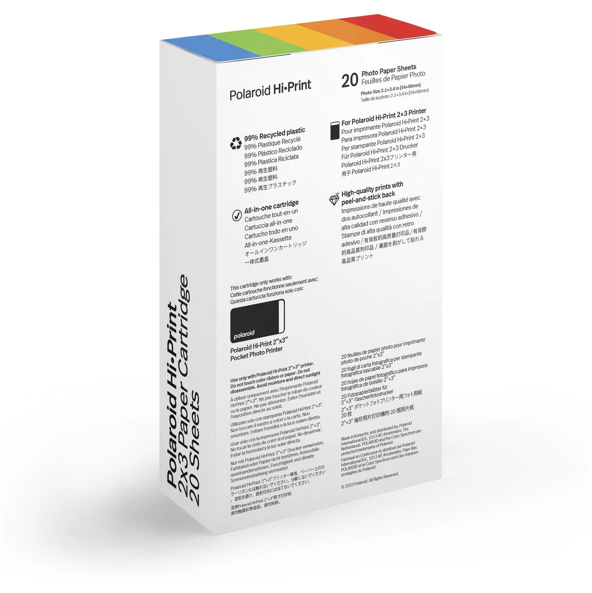 Polaroid Hi·print 2x3 Cardridge - 20 Sheets - Image 3