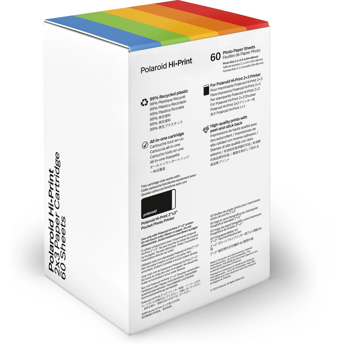 Polaroid Hi·print 2x3 Cardridge - 60 Sheets - Image 3