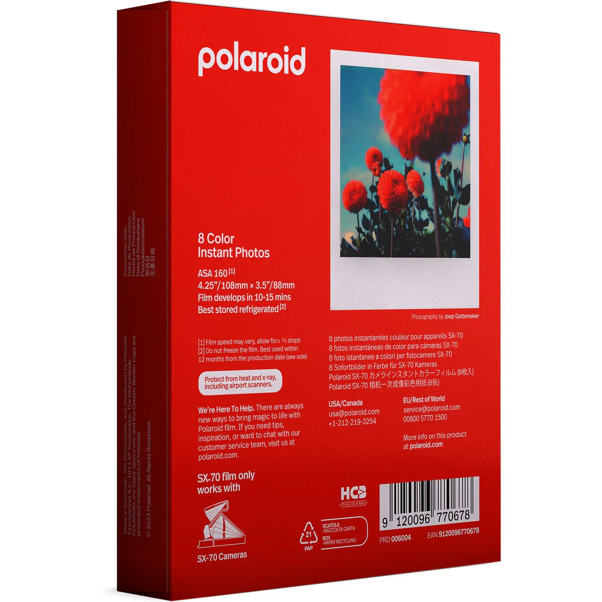 Polaroid Originals Colour Instant Film For SX70 - Image 3