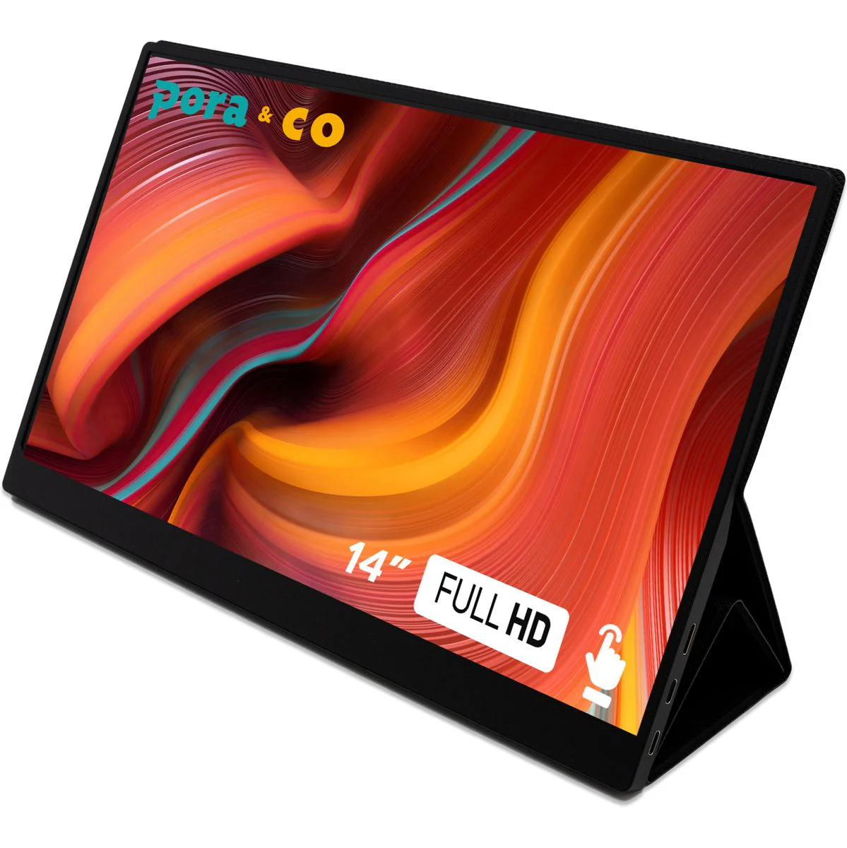 Pora&Co Portable Monitor 14 inch Touchscreen