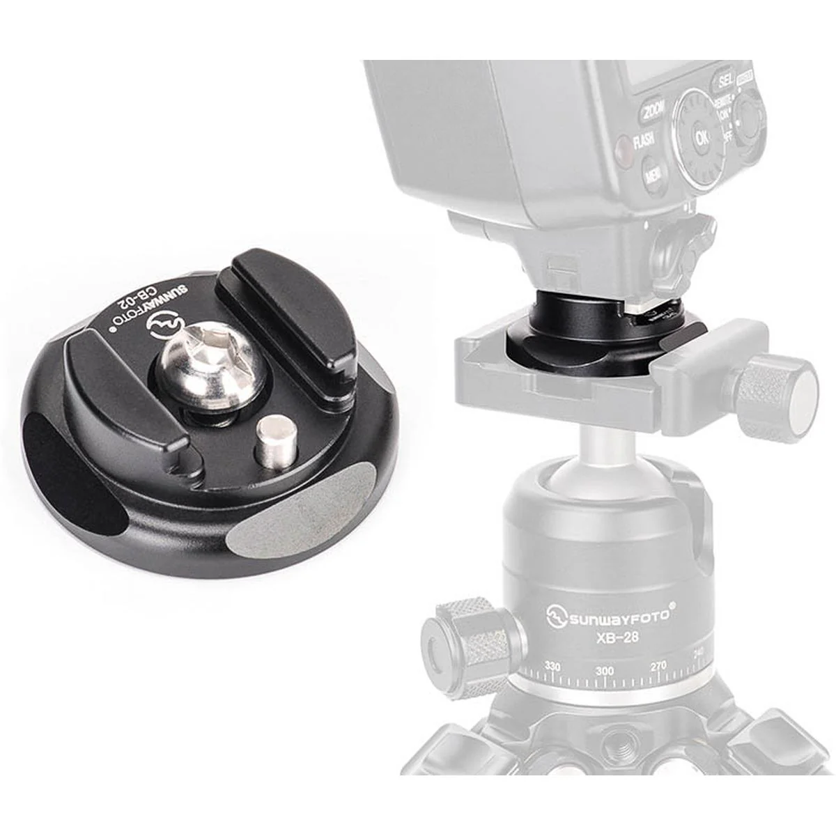Sunwayfoto Quick Release Plate - Cold Shoe - CB-02 - Image 2