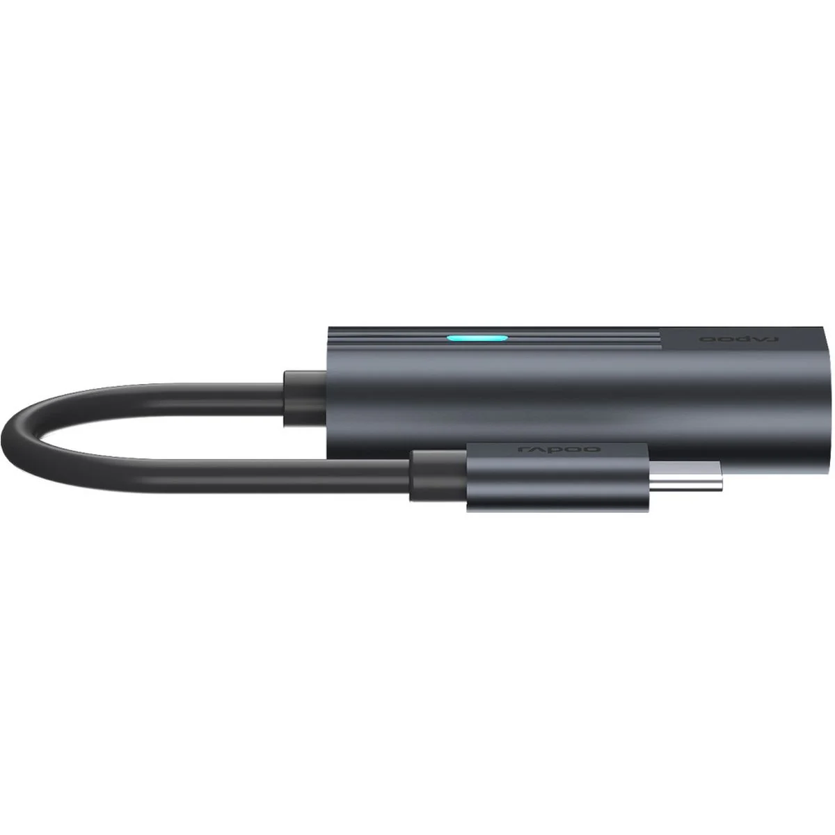 Rapoo USB-C Adapter USB-C To Gigabit LAN Grey - Image 2