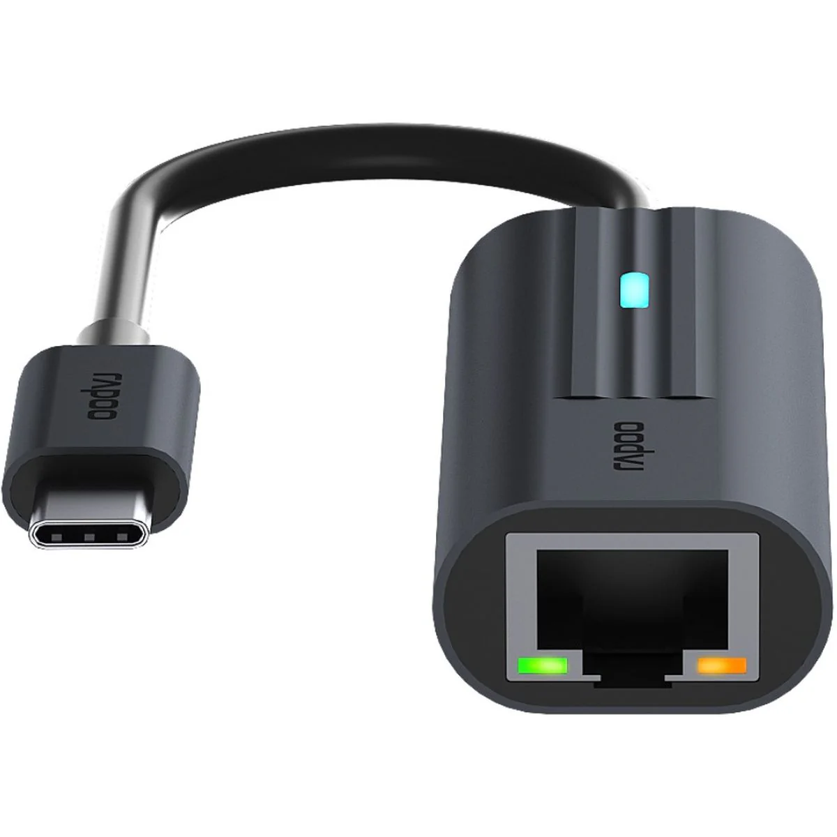 Rapoo USB-C Adapter USB-C To Gigabit LAN Grey - Image 4