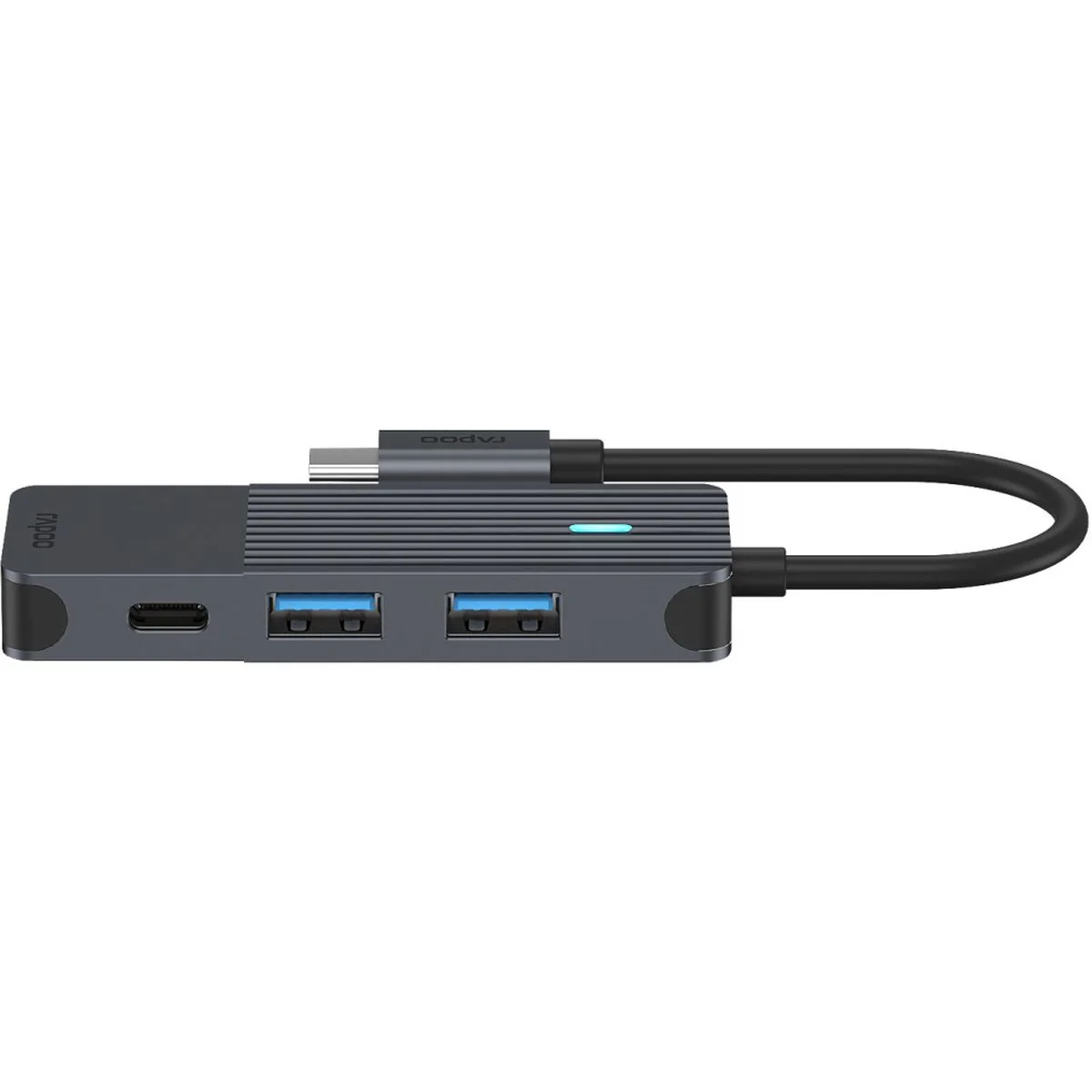 Rapoo USB-C Hub USB-C To USB-A EN USB-C Grey - Image 2