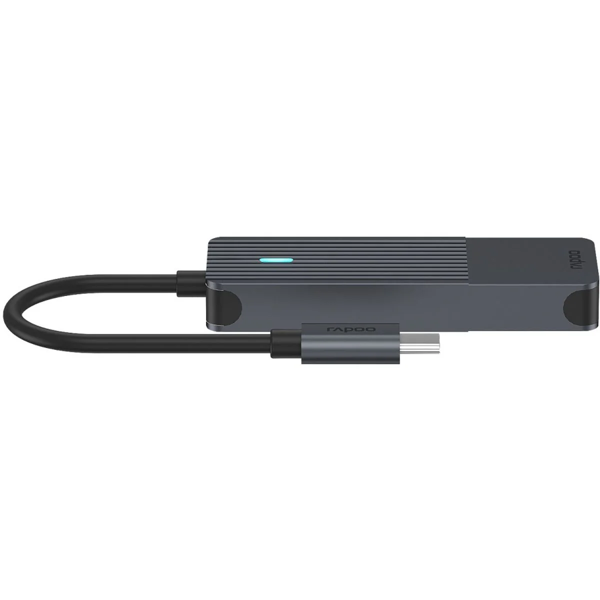 Rapoo USB-C Hub USB-C To USB-A EN USB-C Grey - Image 3