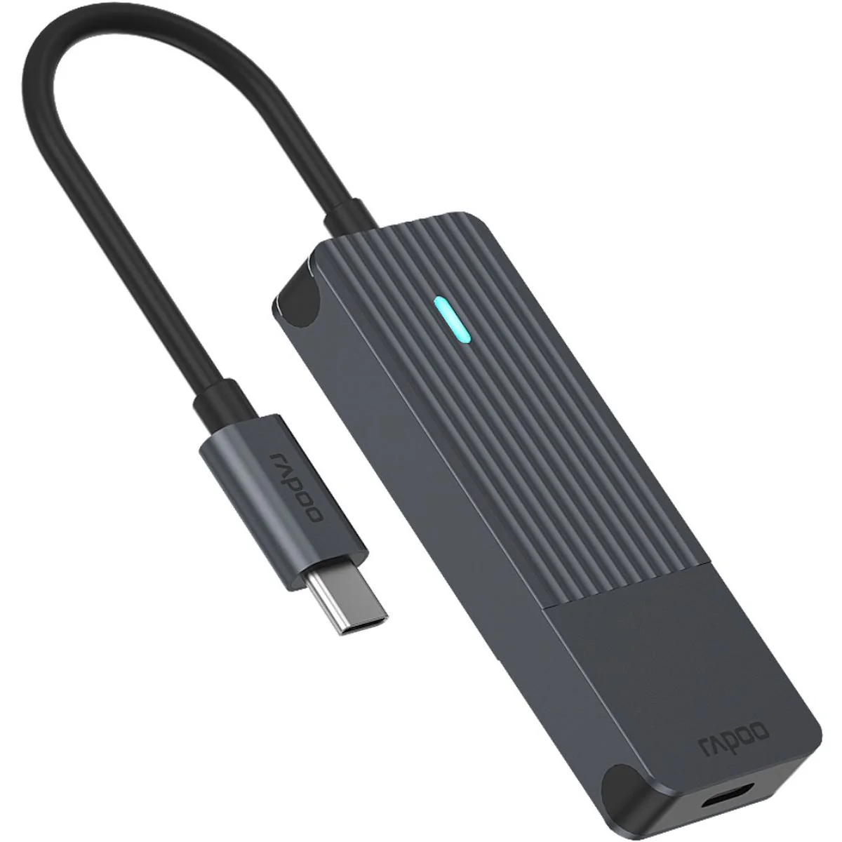 Rapoo USB-C Hub USB-C To USB-A EN USB-C Grey - Image 5