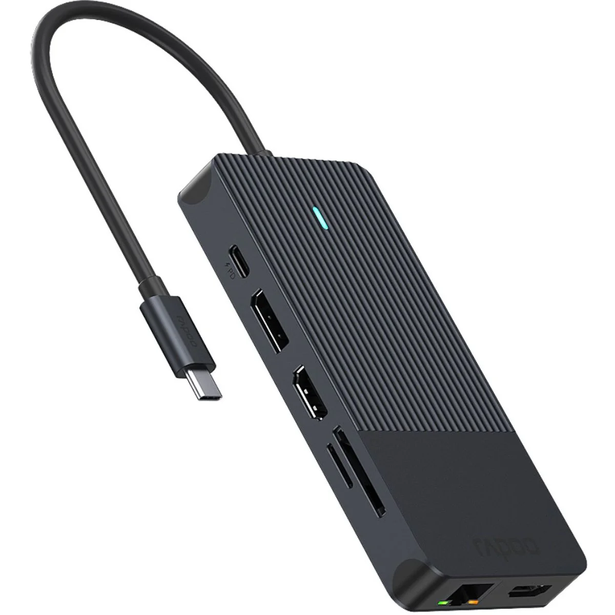 Rapoo USB-C Multiport Adapter 12-IN-1 Grey - Image 5