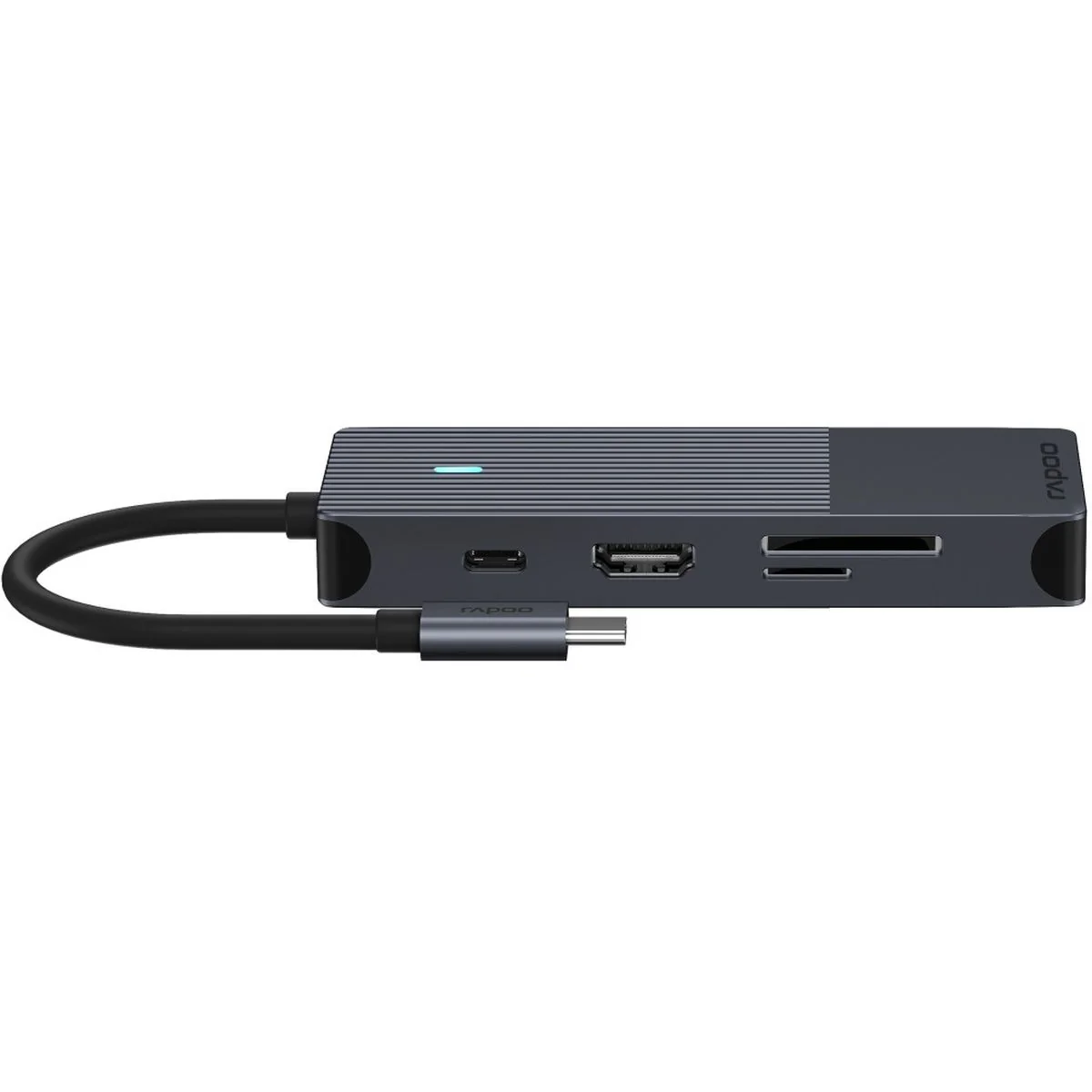 Rapoo USB-C Multiport Adapter 8-IN-1 Grey - Image 2
