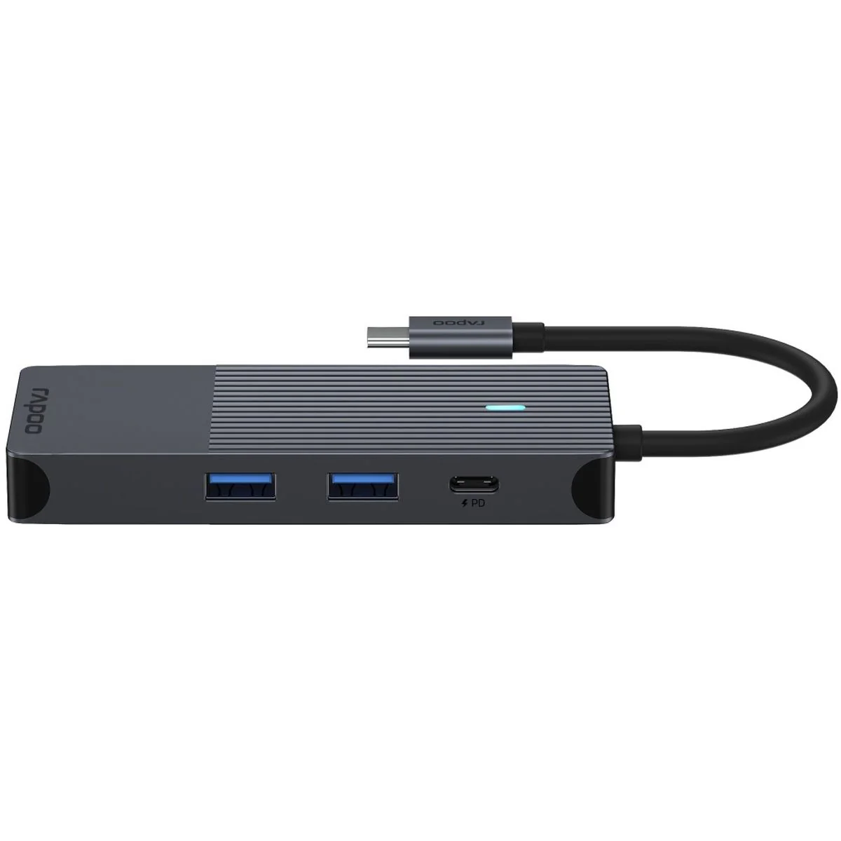 Rapoo USB-C Multiport Adapter 8-IN-1 Grey - Image 3
