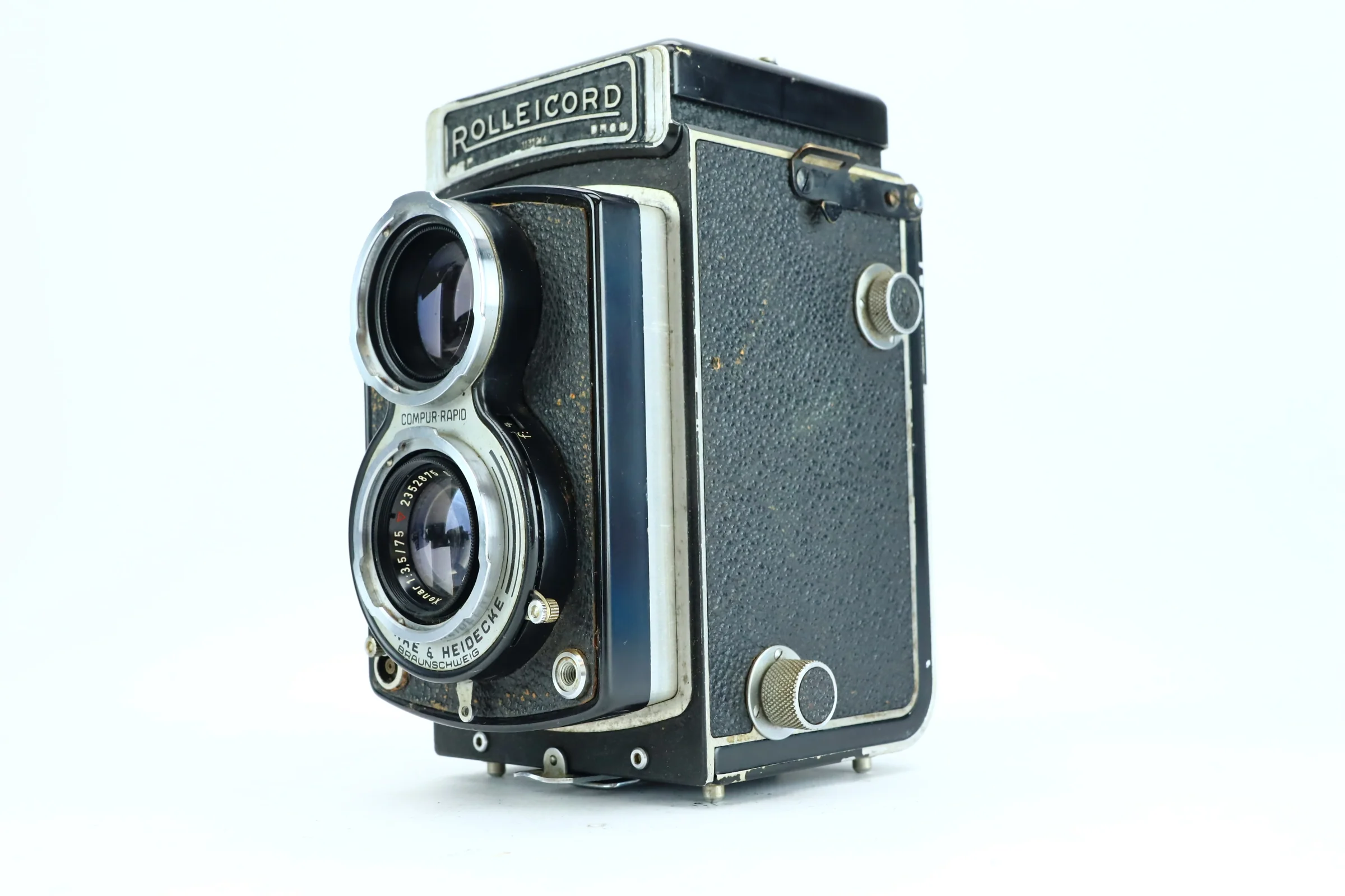 Rolleicord+ Schneider-Kreuznach Xenar 75mm f/3.5 – Classic German Twin-Lens Reflex - Image 3