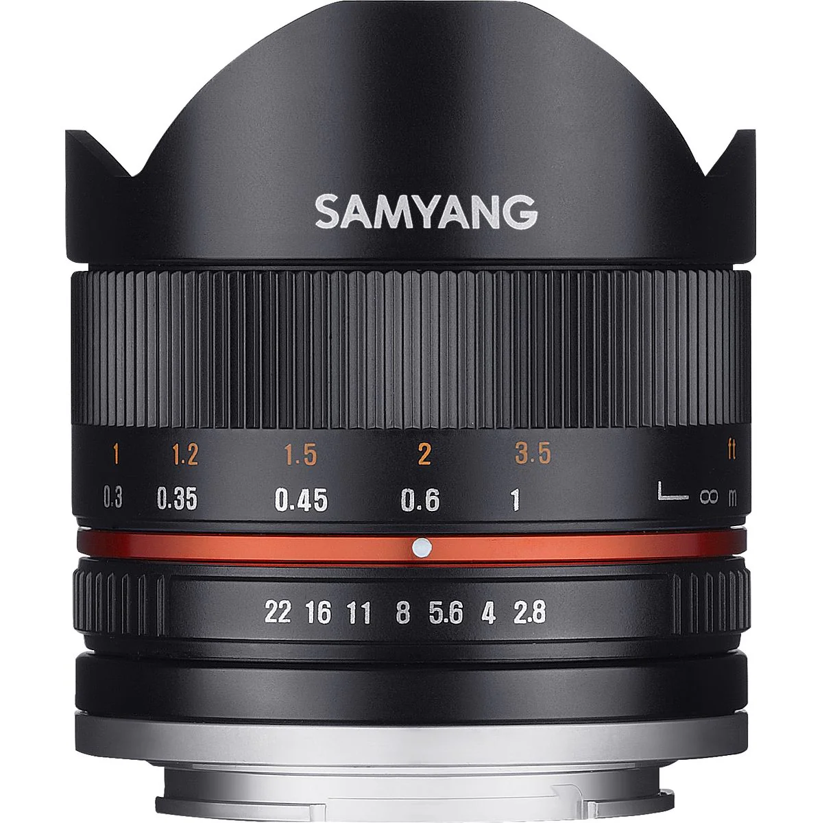 Samyang 8mm f/2.8 Fisheye II Canon M Black