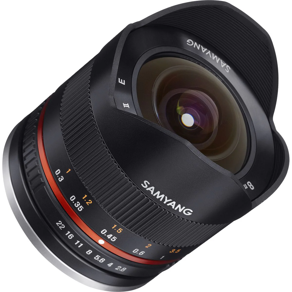 Samyang 8mm f/2.8 Fisheye II Canon M Black - Image 3